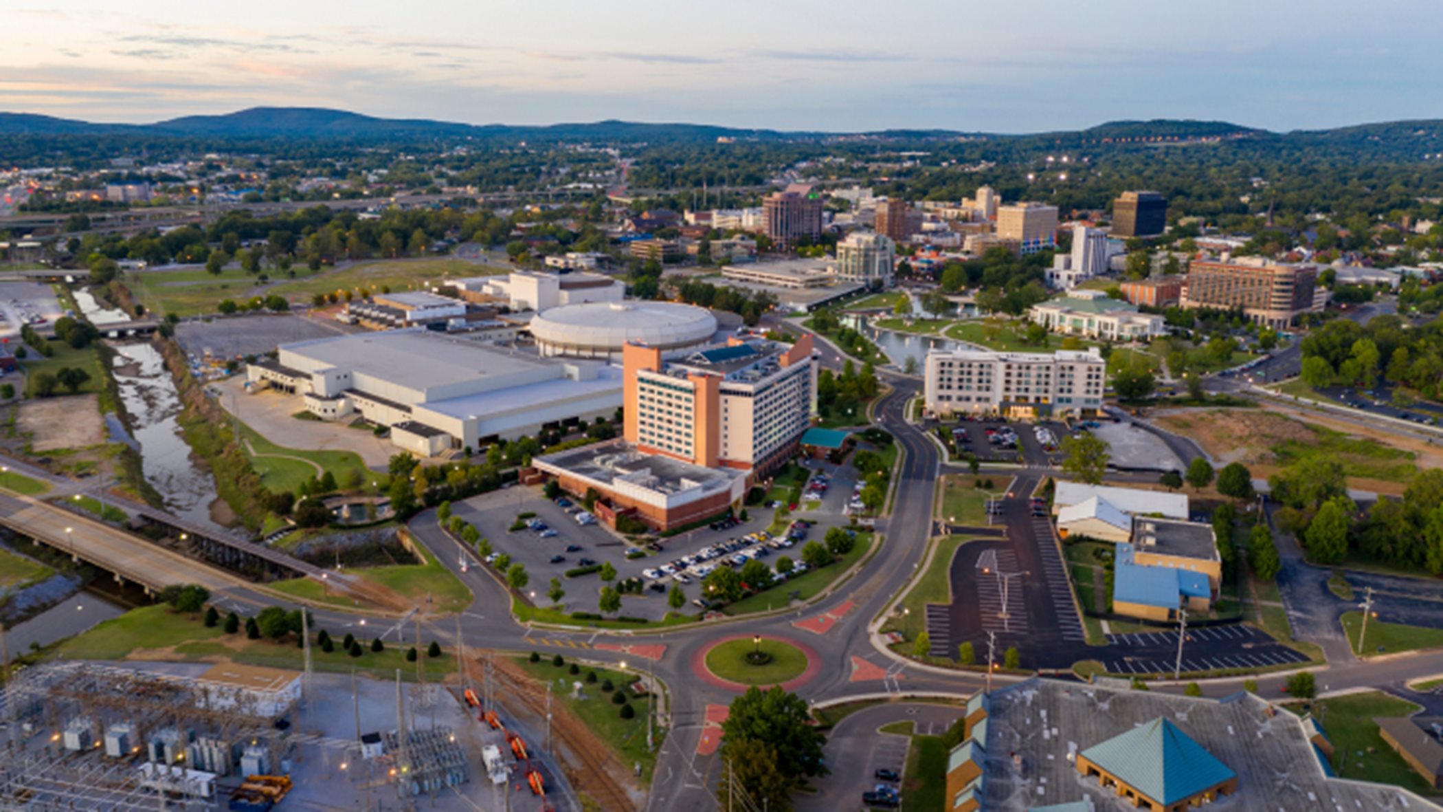 Aerial view of Huntsville AL
