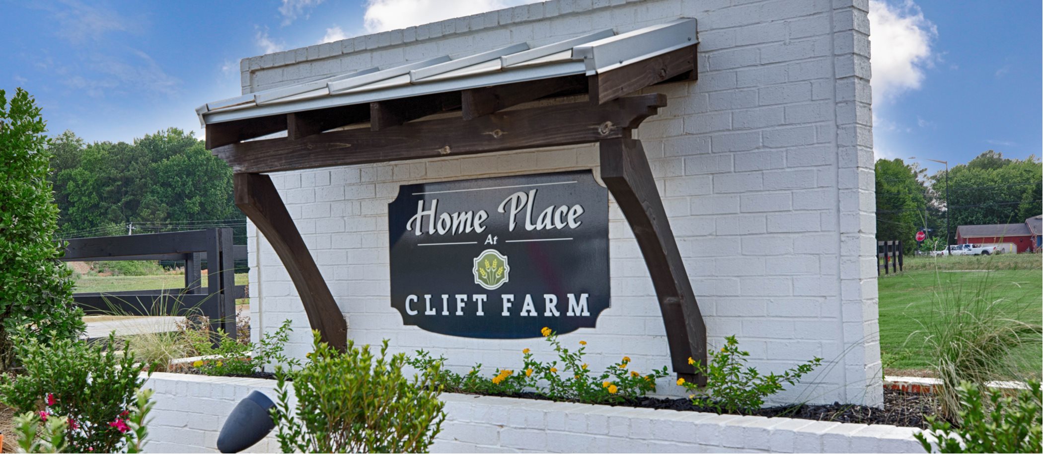 Clift Farm entry sign
