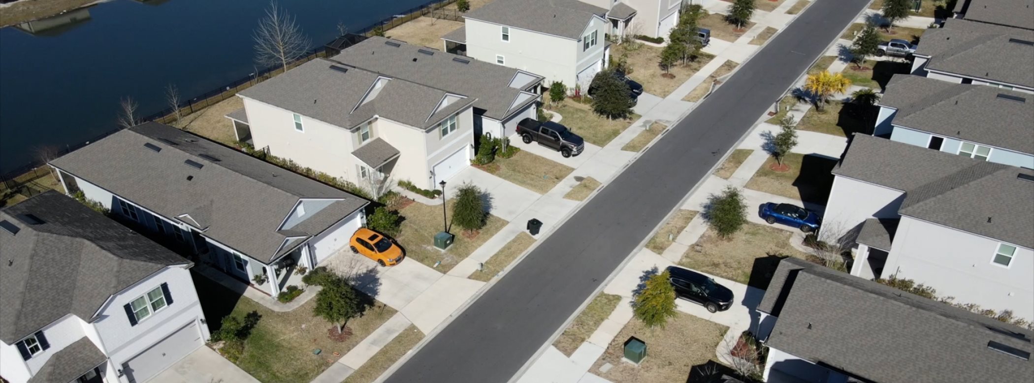 Aerial view of Classic collection homes