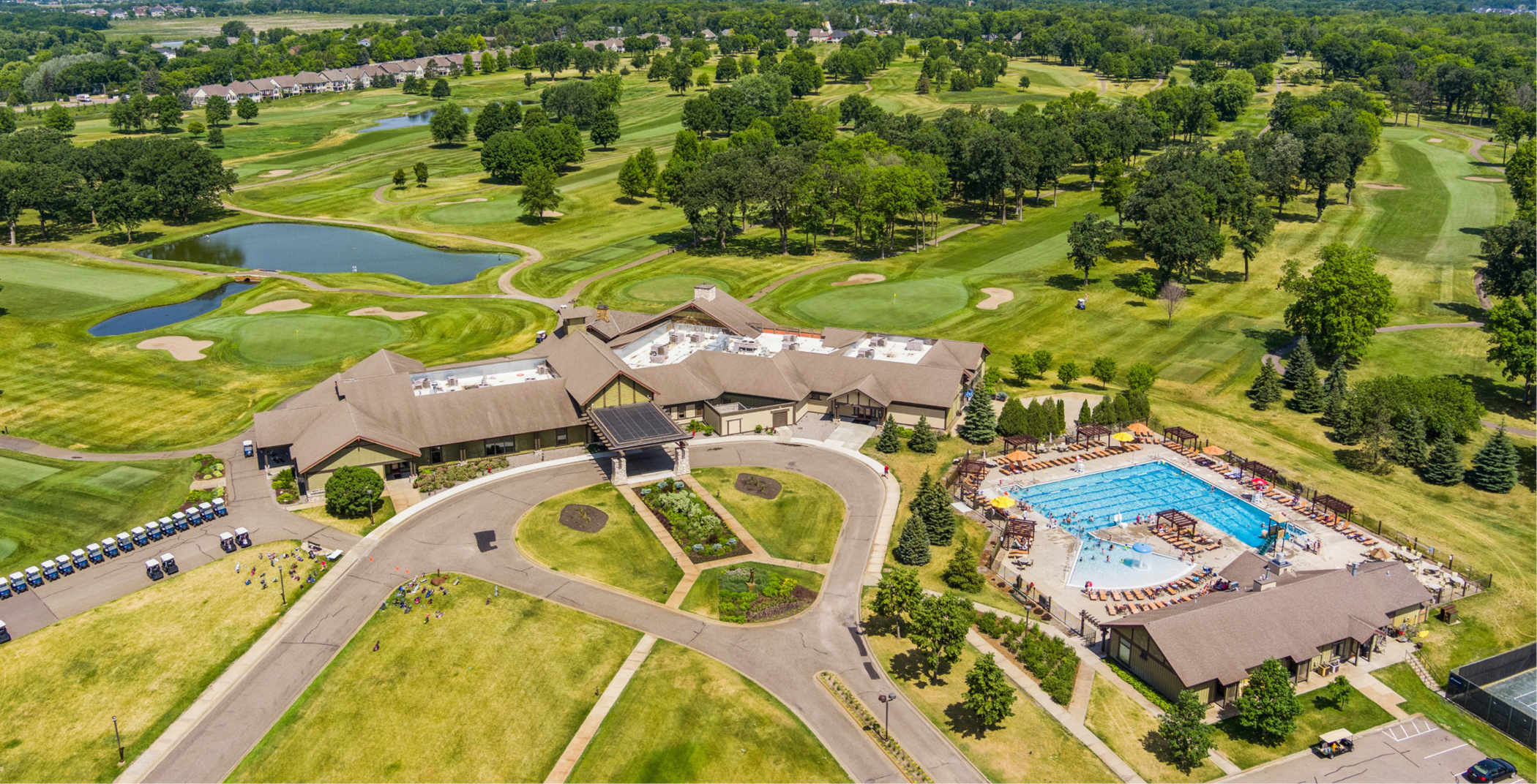 Aerial of Medina Golf and Country Club