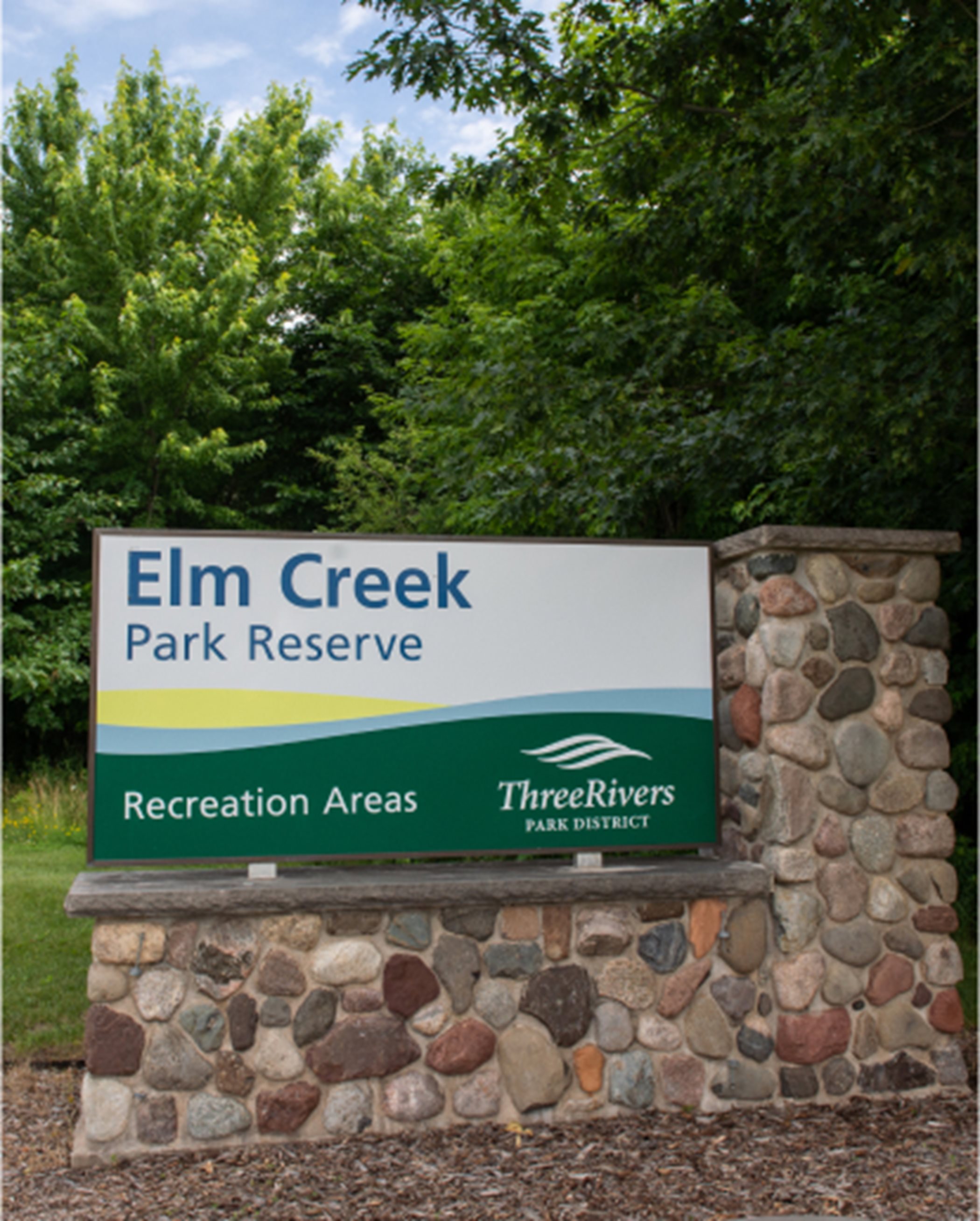 Elm Creek Preserve sign