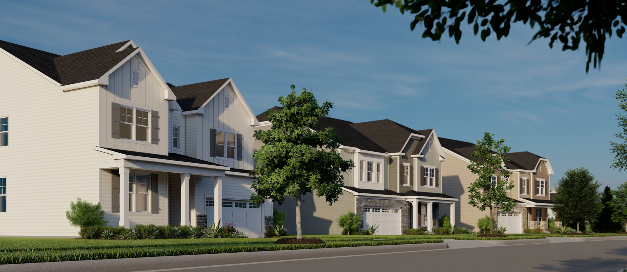 Classic Collection Exterior Rendering Streetscape