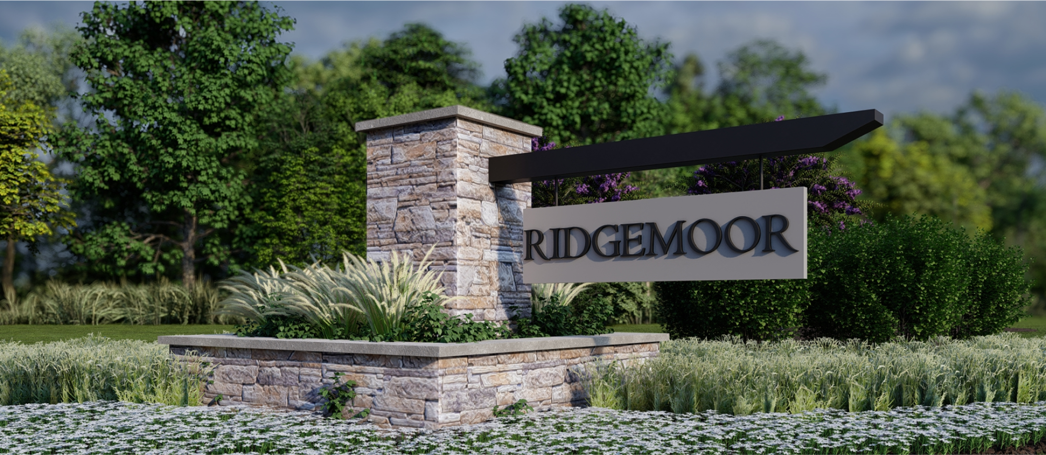 Ridgemoor community monument