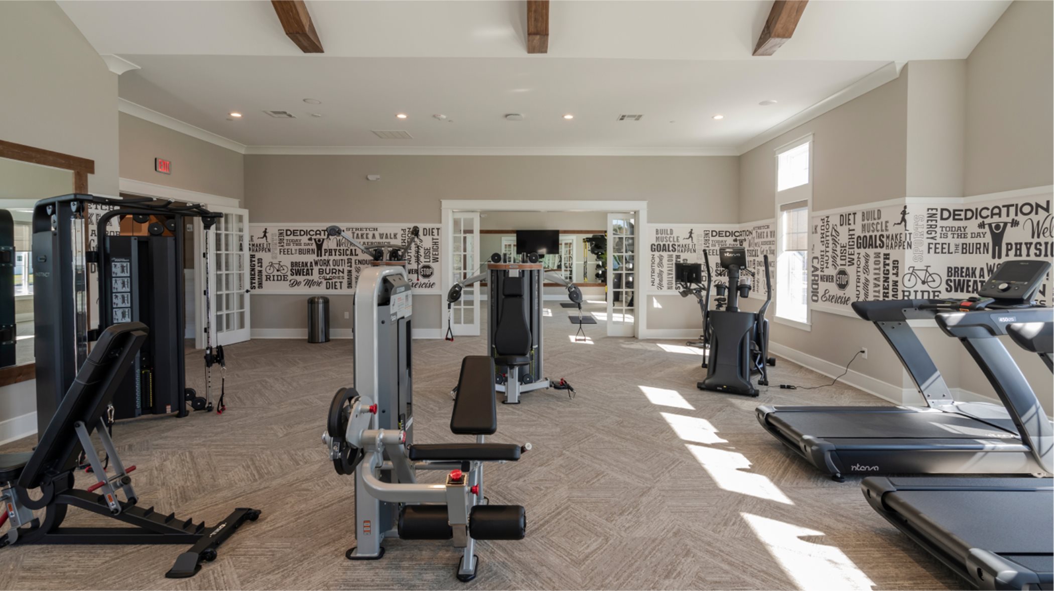 clubhouse exercise room
