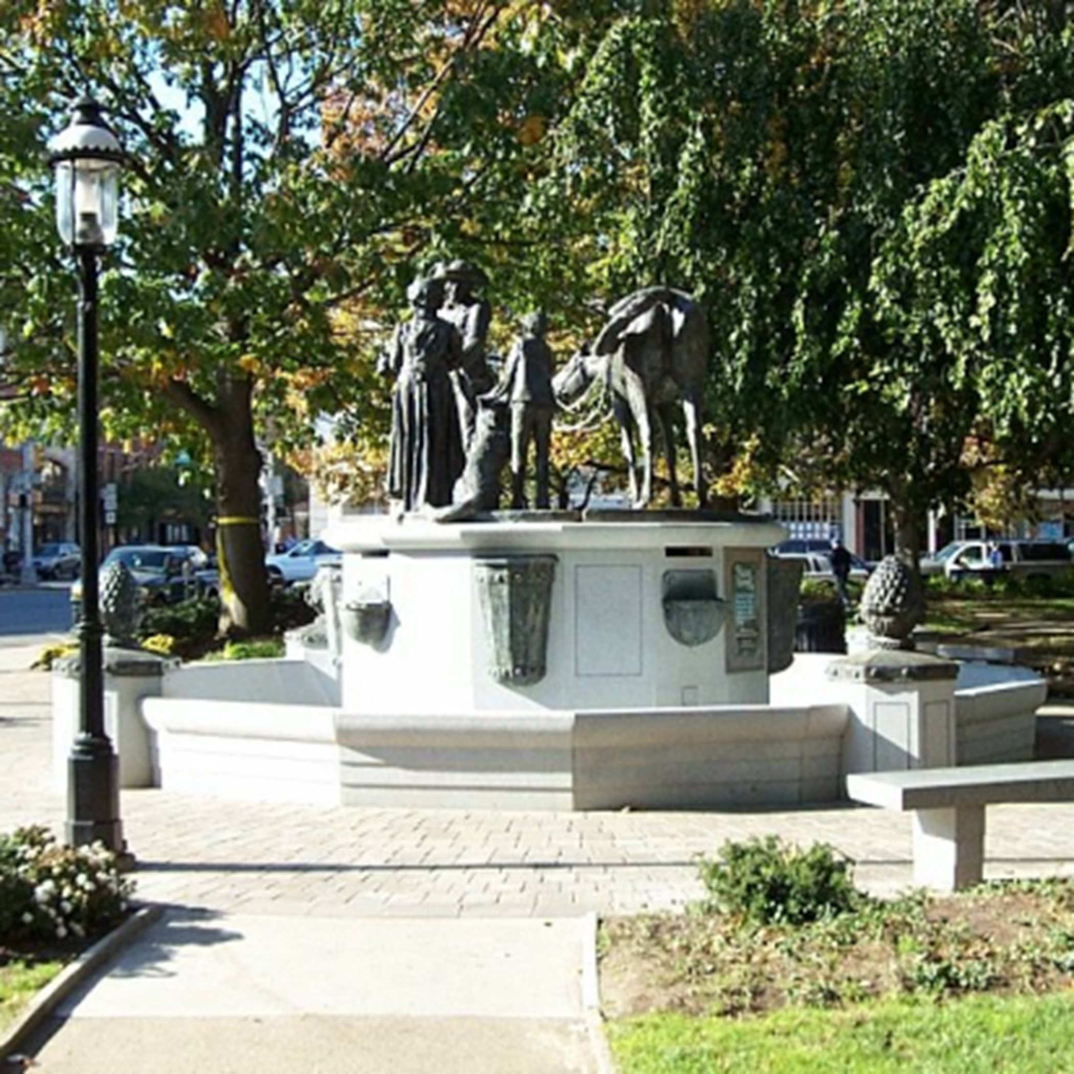 Patriots' Farewell Fountain