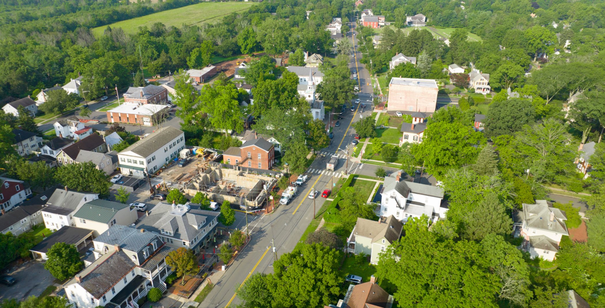 Aerial of  Downtown Hopewell