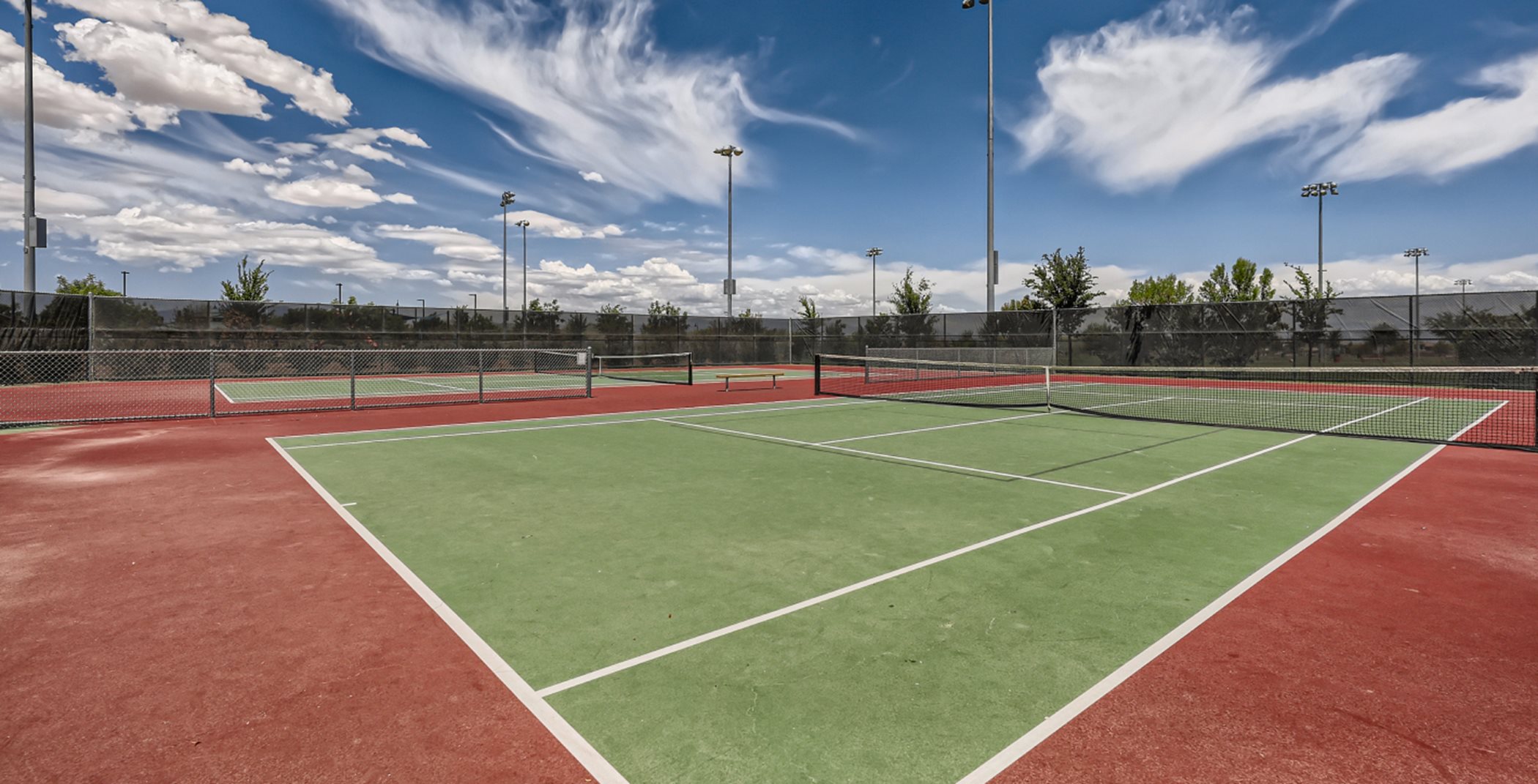 Adventura Park tennis court