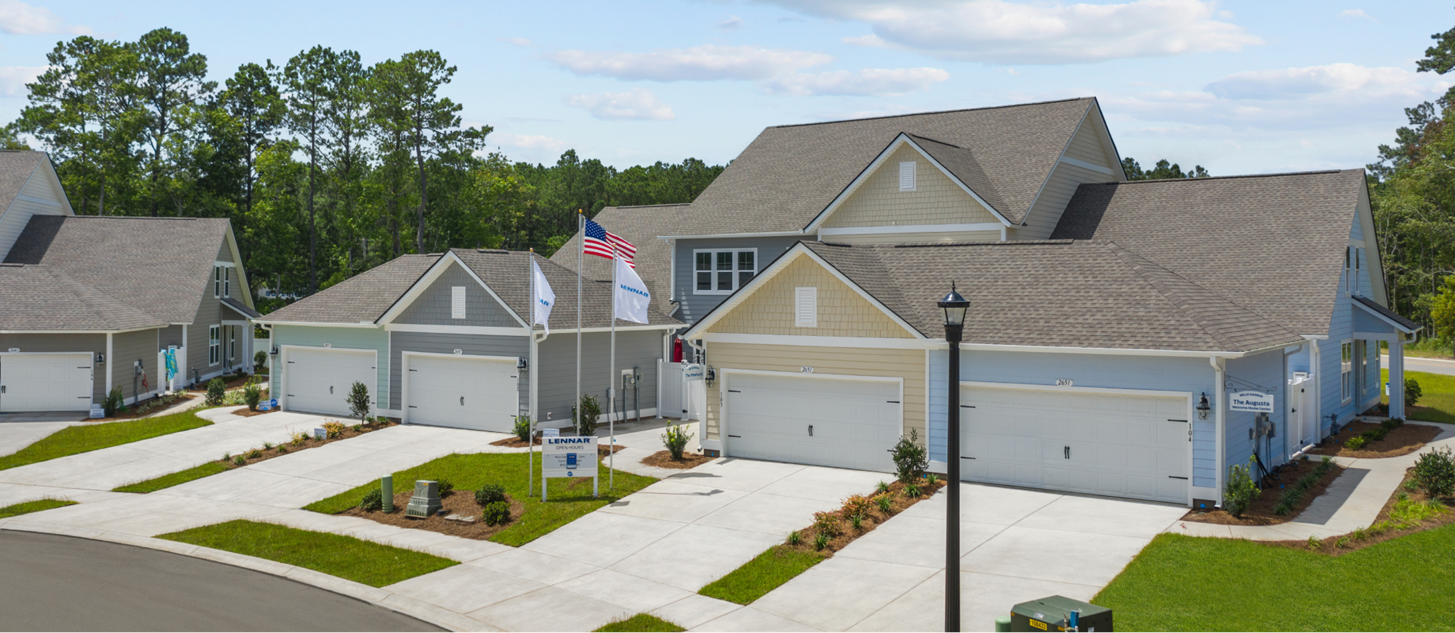 CRS_The Preserve at Pine Lakes Townhomes Streetscape