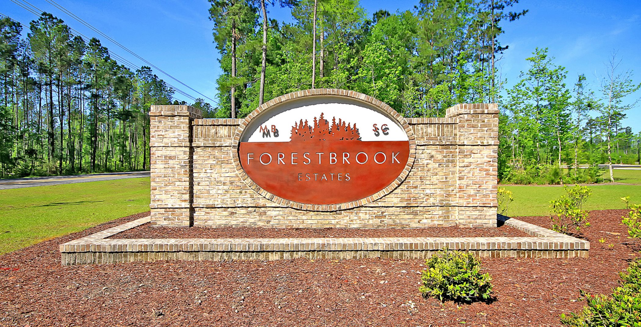 Forestbrook Estates entry monument