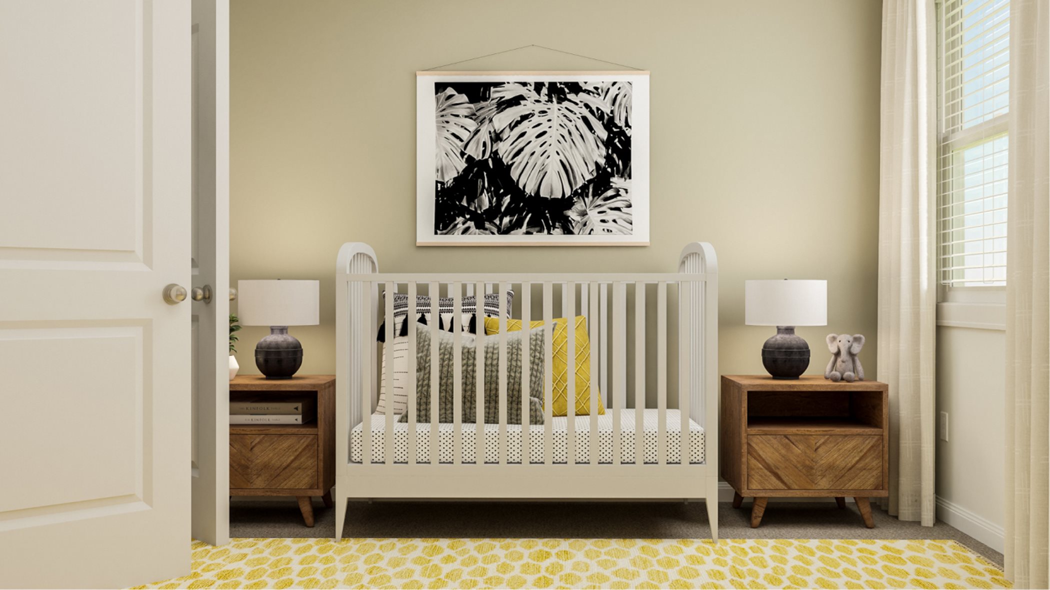 Cardwell bedroom style as a nursery