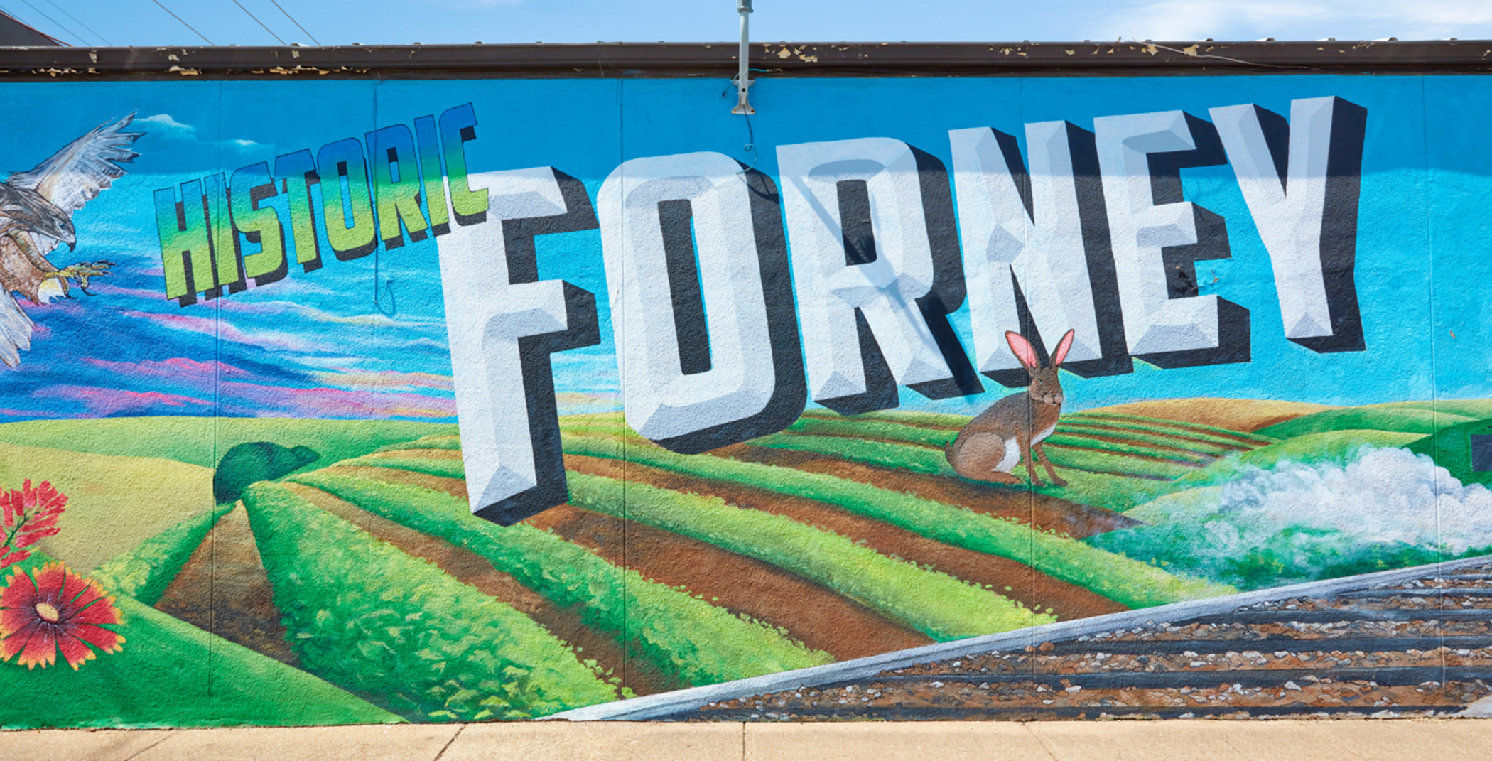 Mural in Downtown Forney