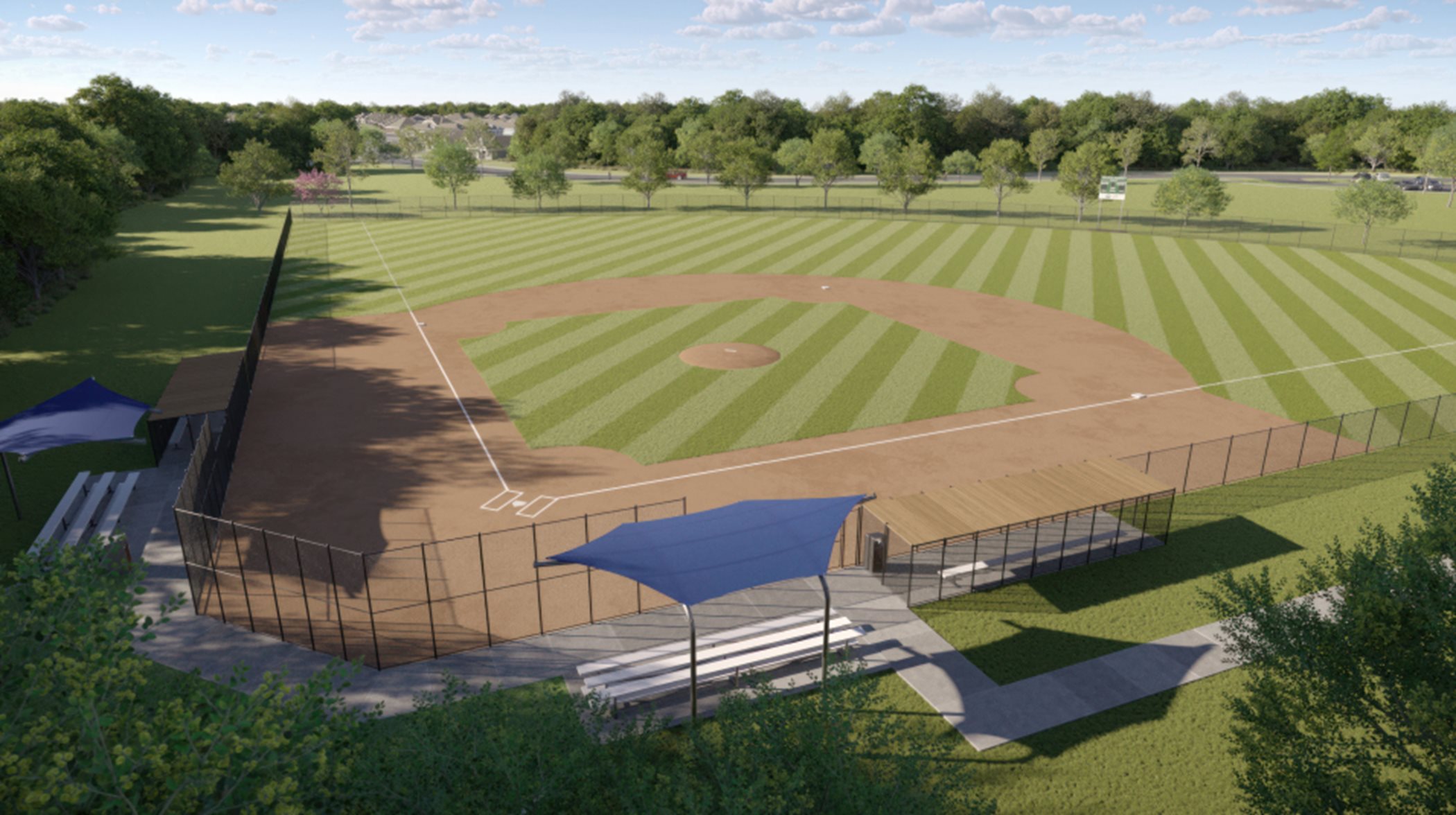 Foree Ranch Baseball Field Amenity