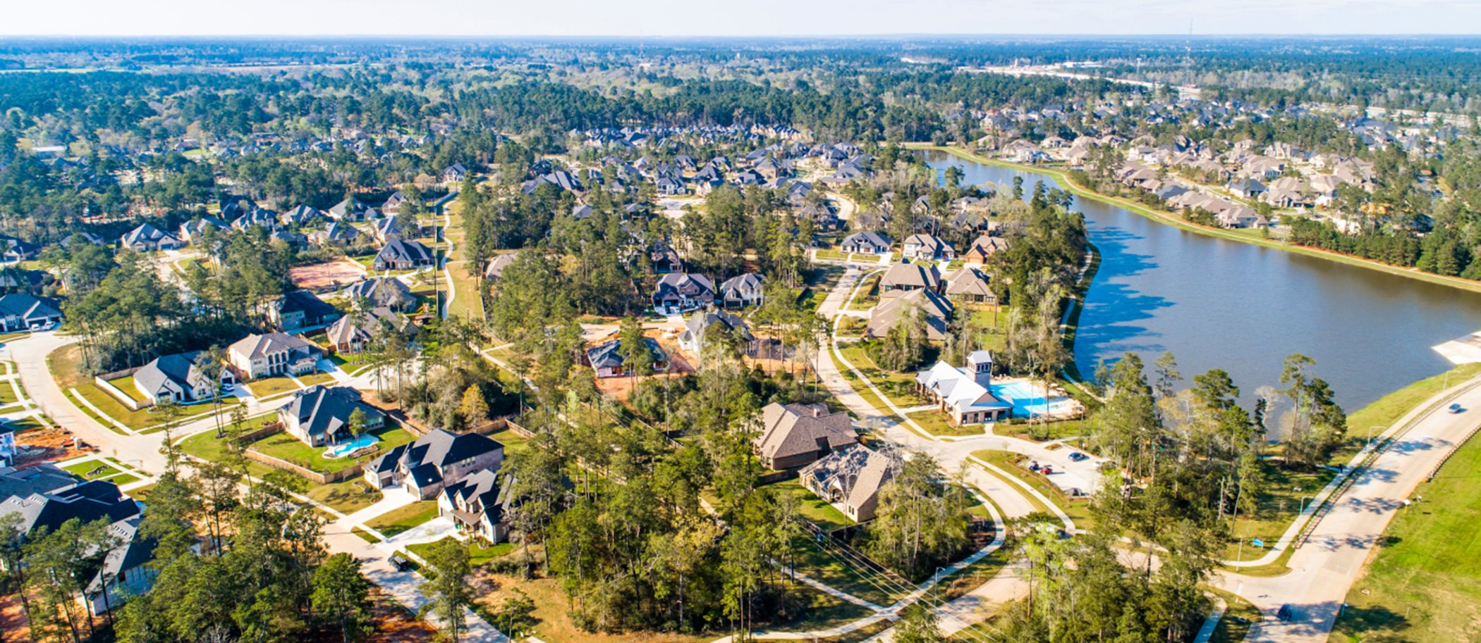 Aerial view of Woodtrace