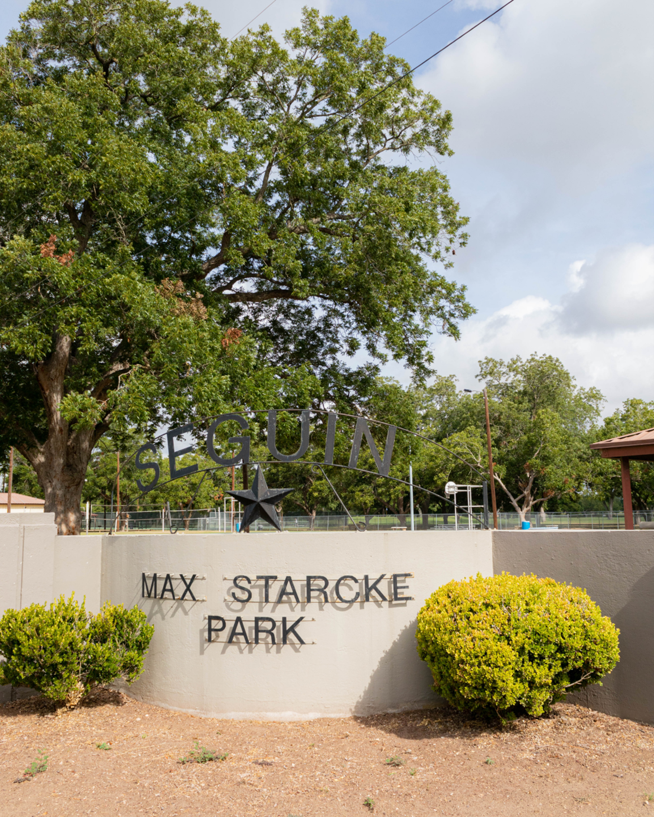 Park entrance monument