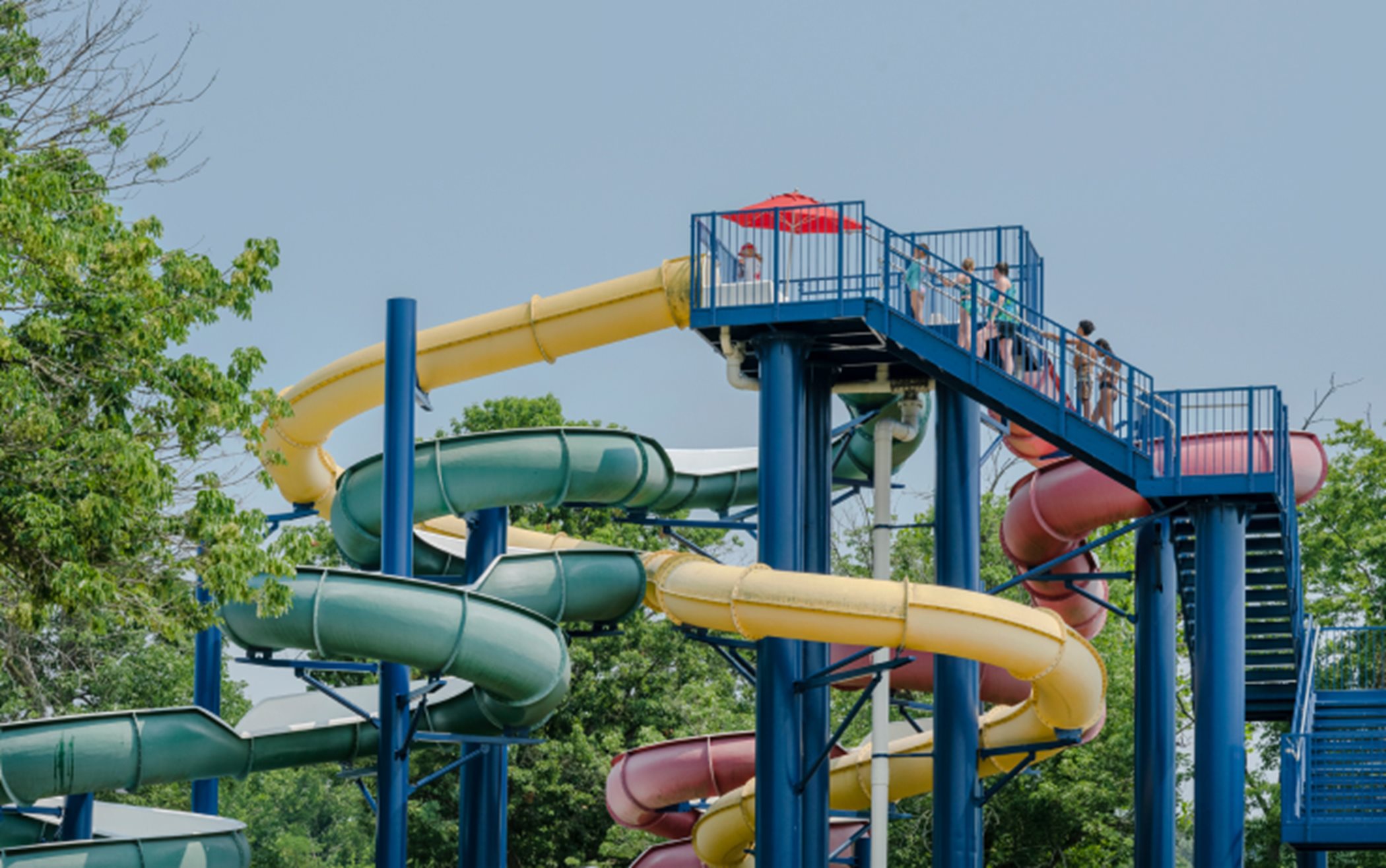 Giant Slide at Great Waves Waterpark