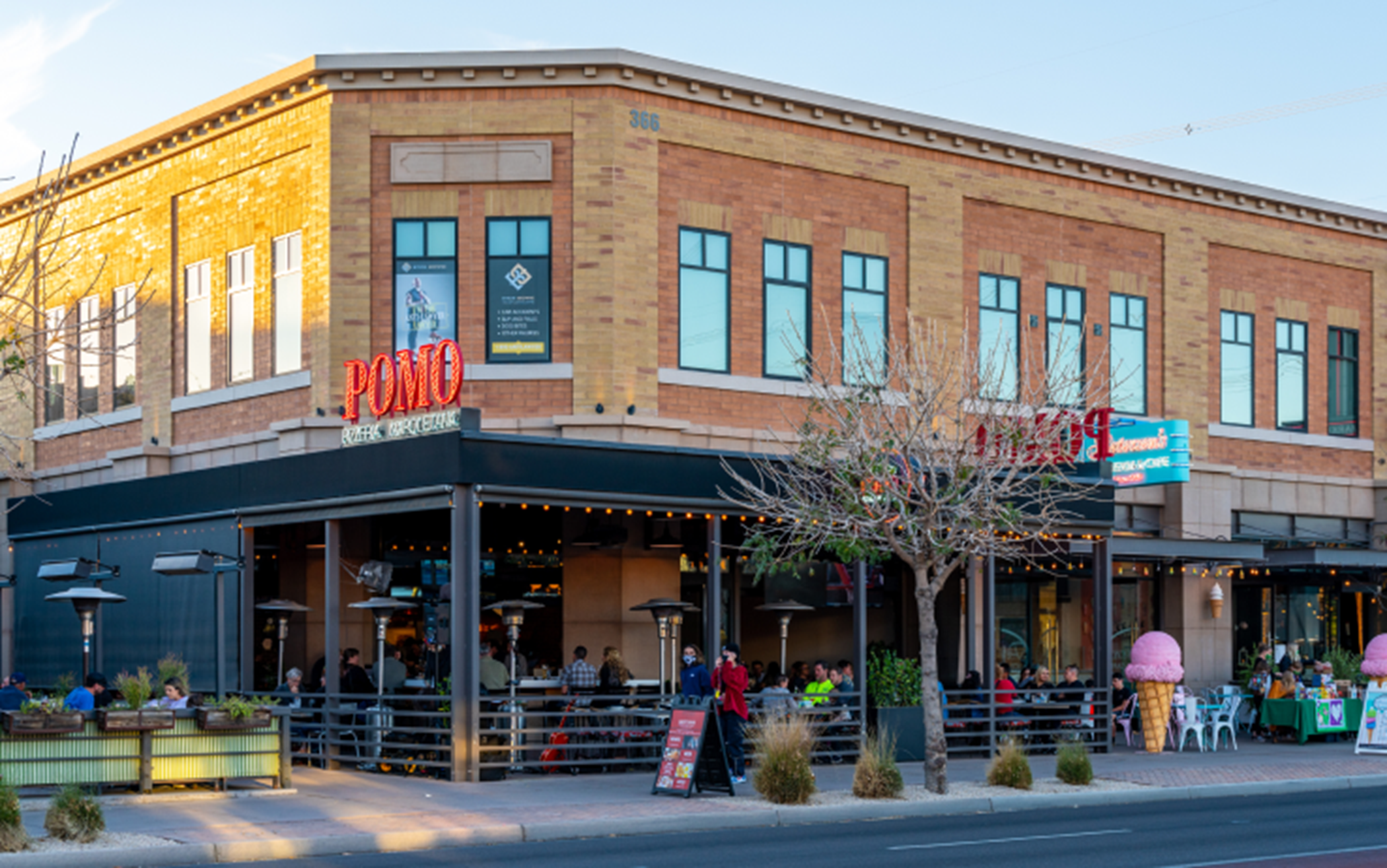 Heritage District outdoor dining
