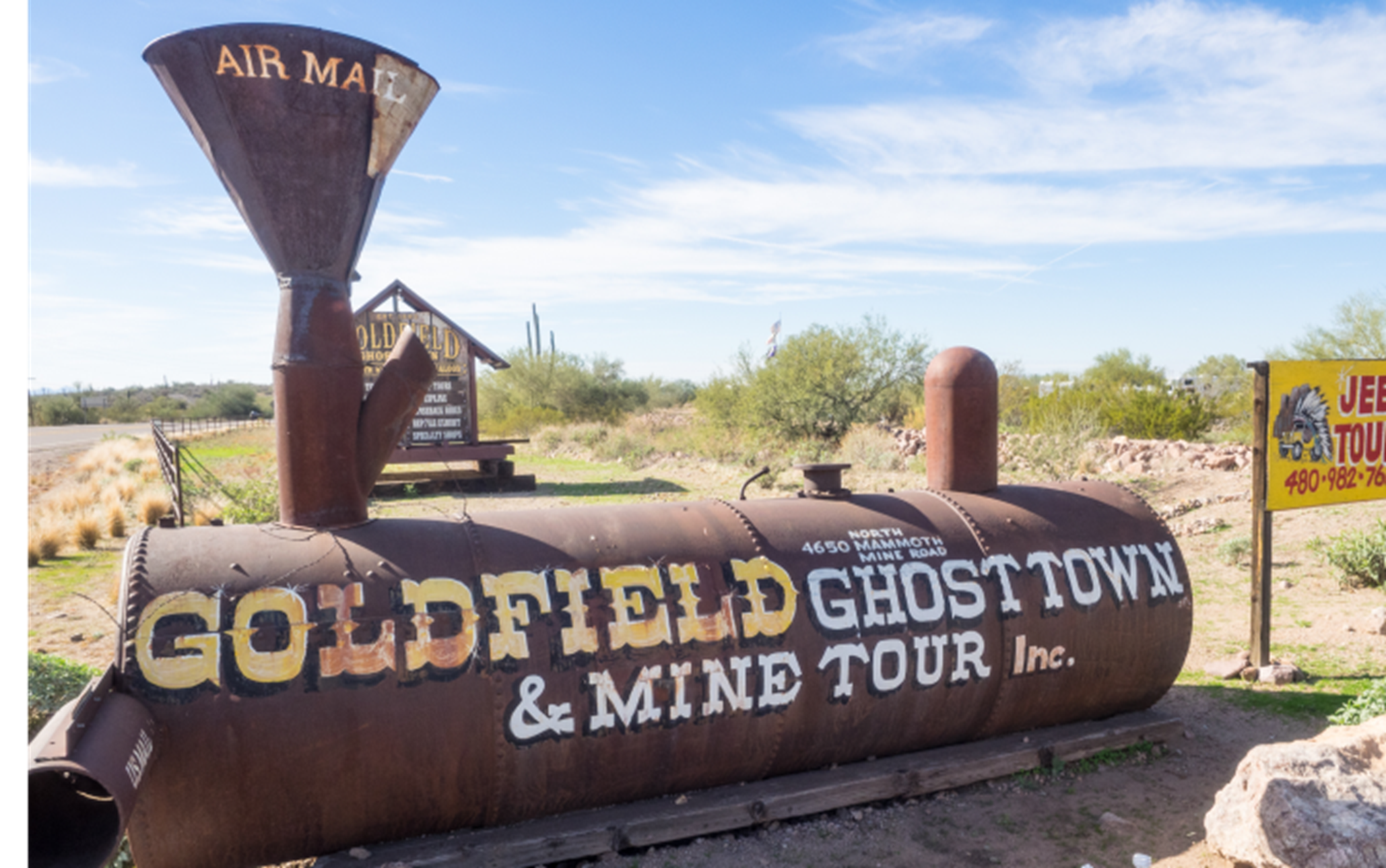Goldfield Ghost Town Sign