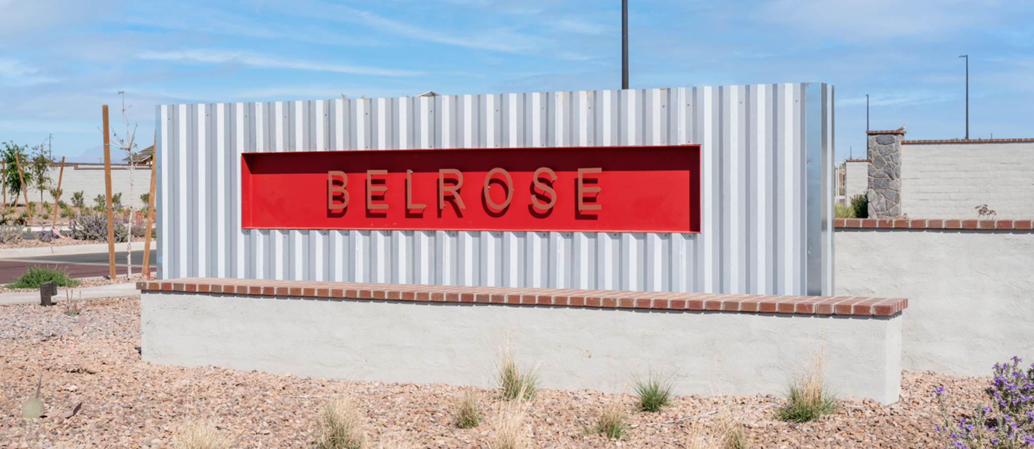 Belrose entry sign