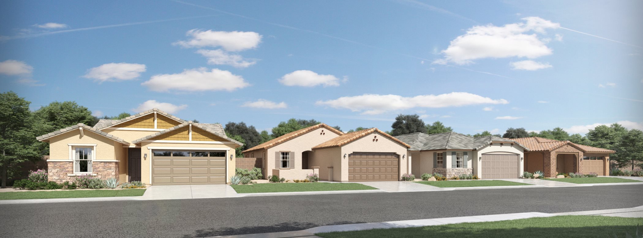 Homes in the discovery collection at Middle Vista