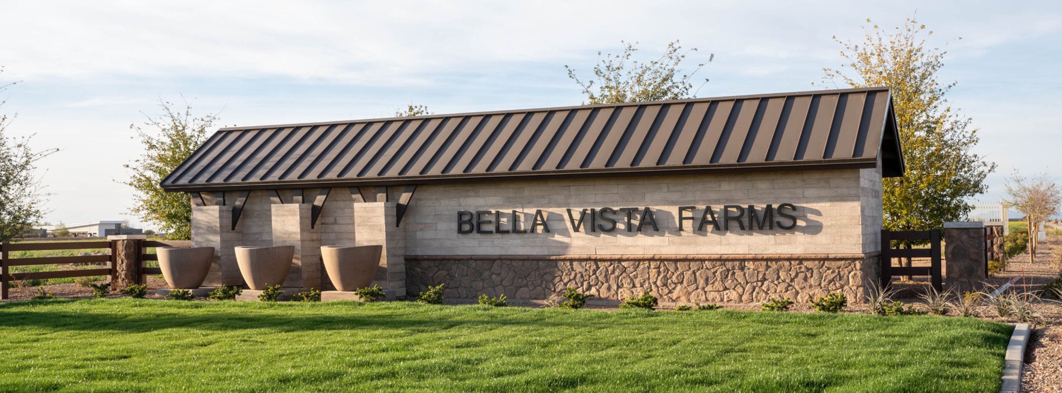Bella Vista Farms monument sign