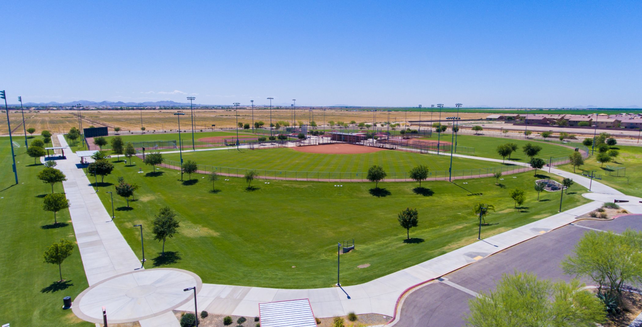 Copper Sky Recreation Center baseball diamond