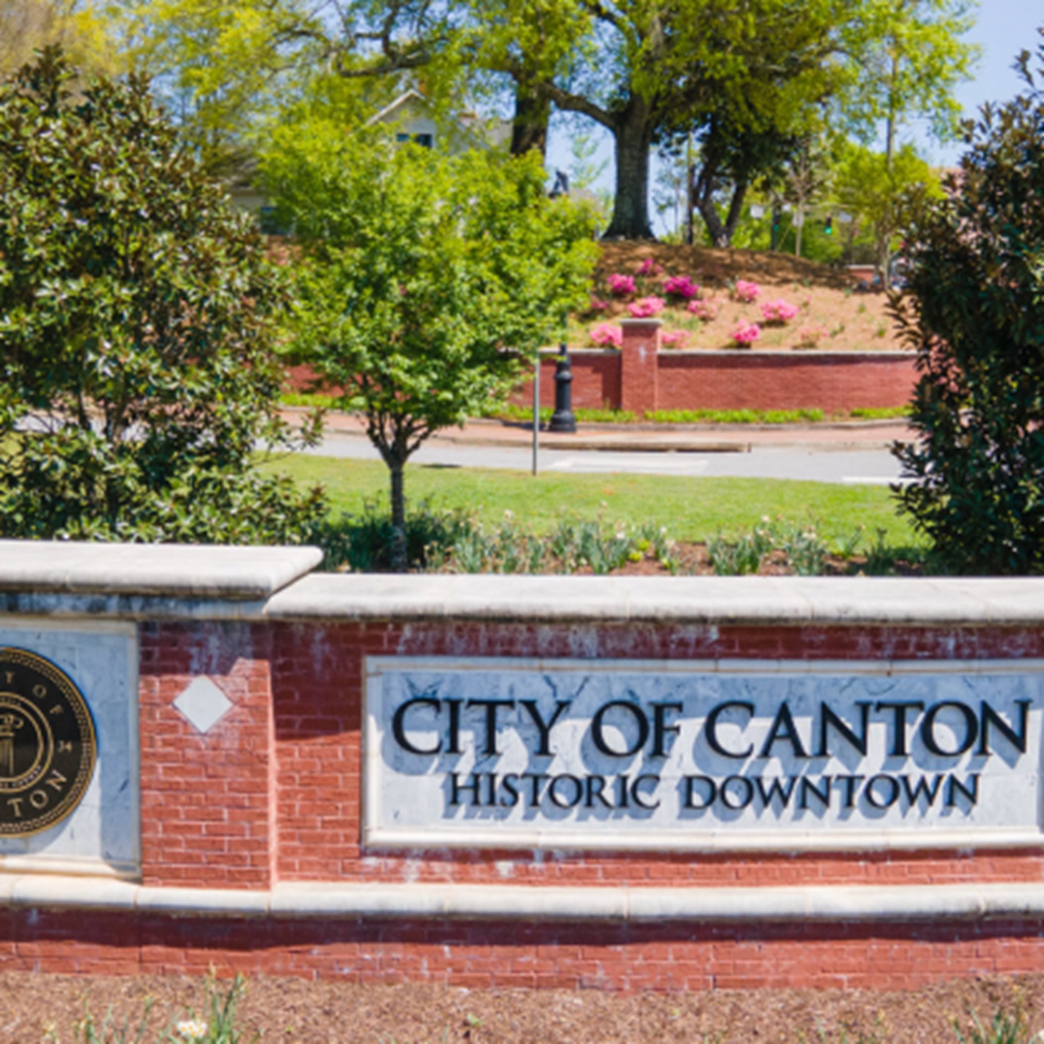 Signage for Historic Downtown Canton