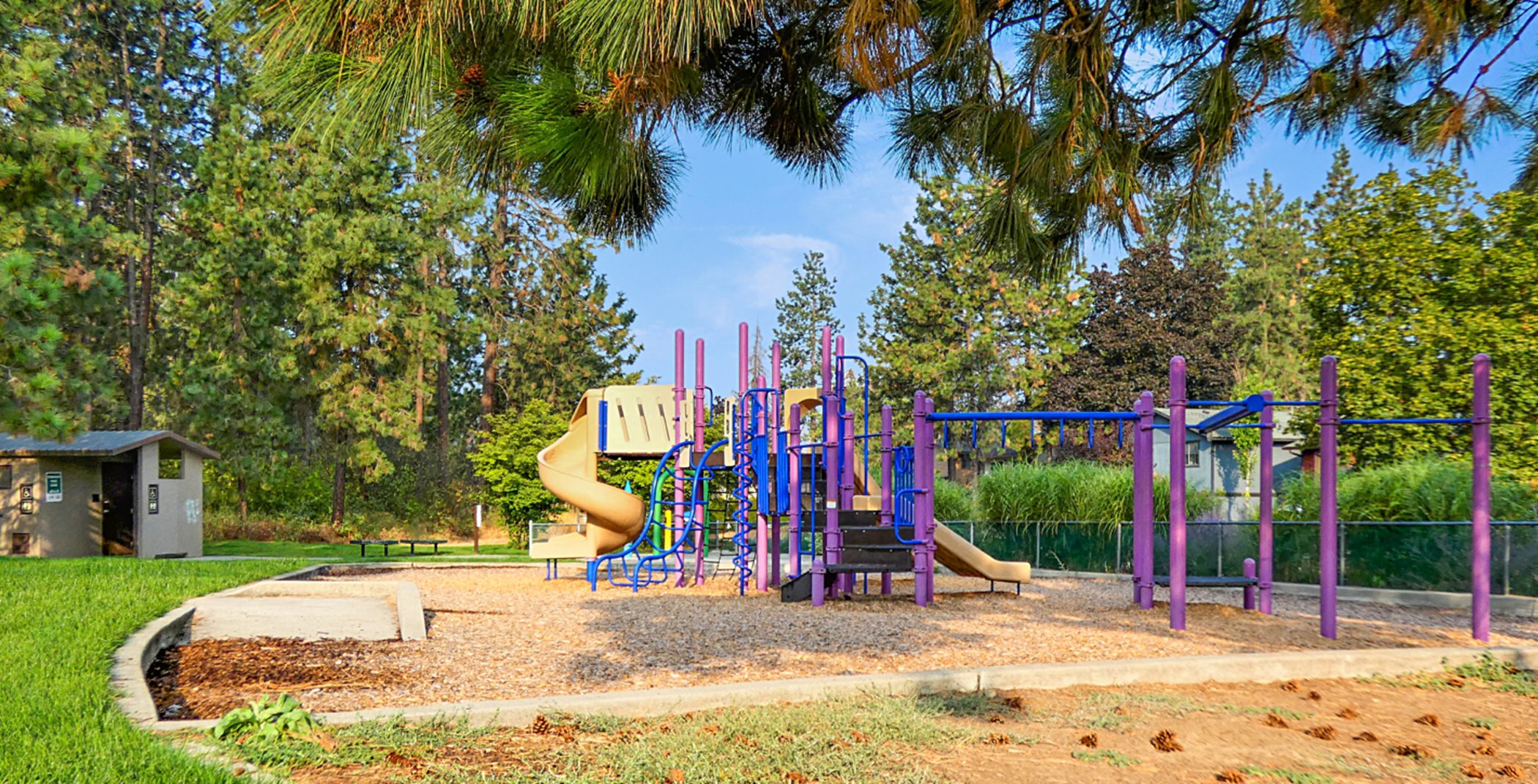 Playset at the park