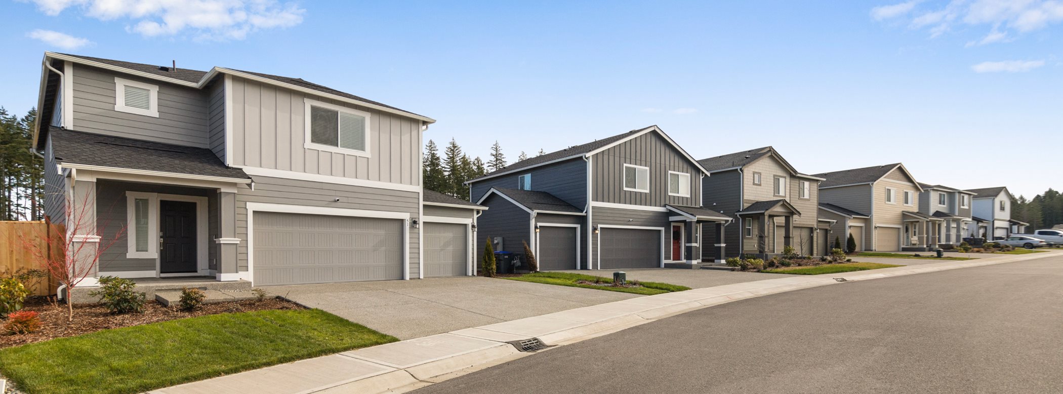Homes in the olympic ridge community