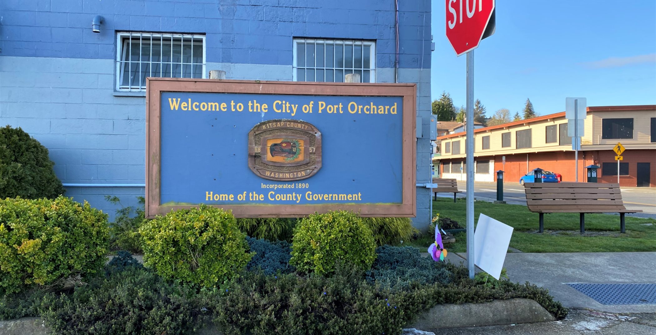 Port Orchard Welcome Sign