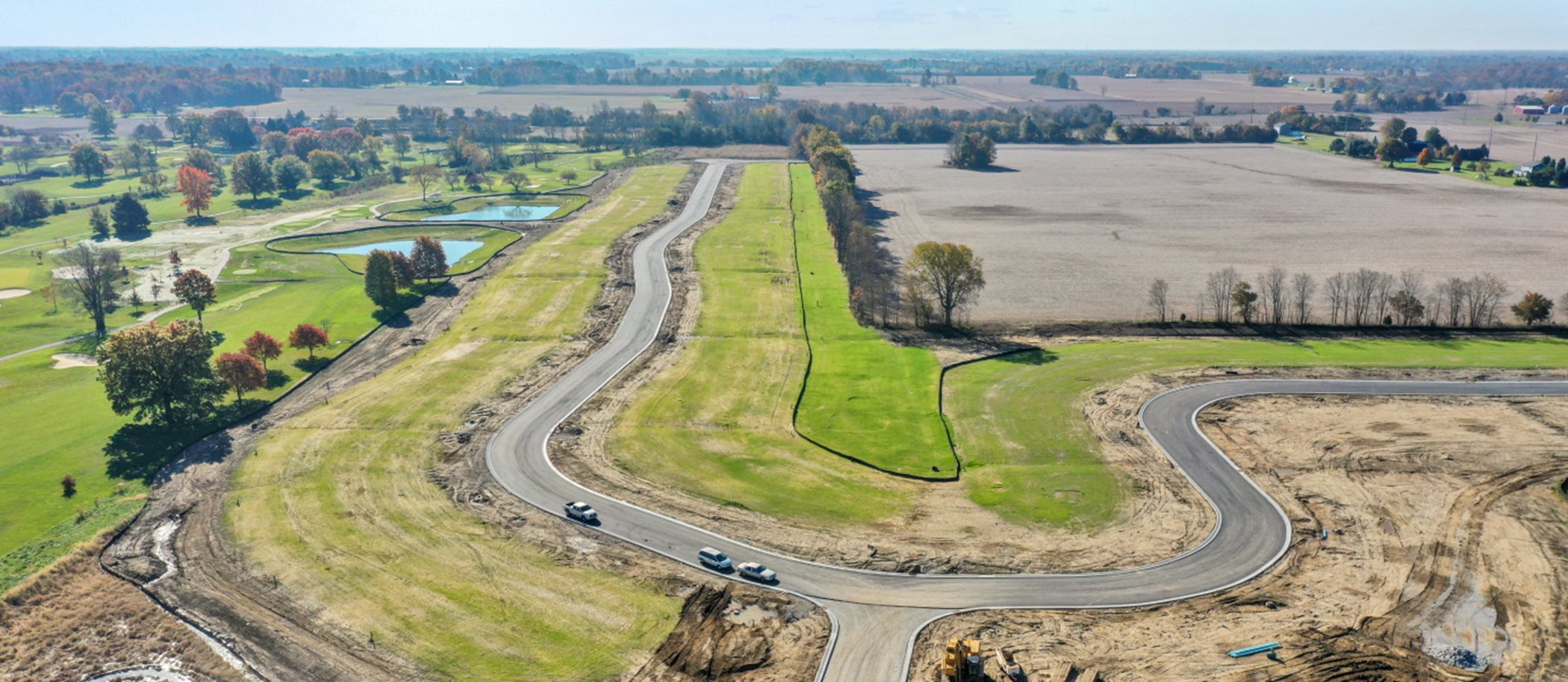 Aerial Look at Cardinal Pointe Ranch Cornerstone Golf View