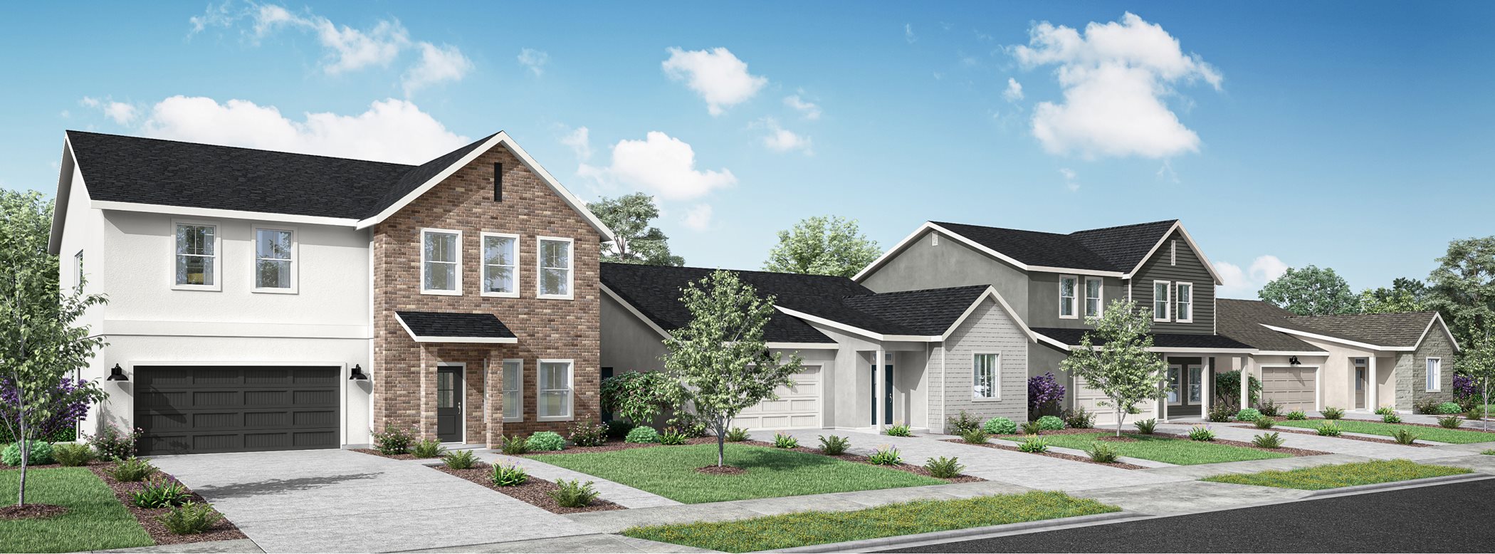 Aerie Pointe Orchard Series Streetscape