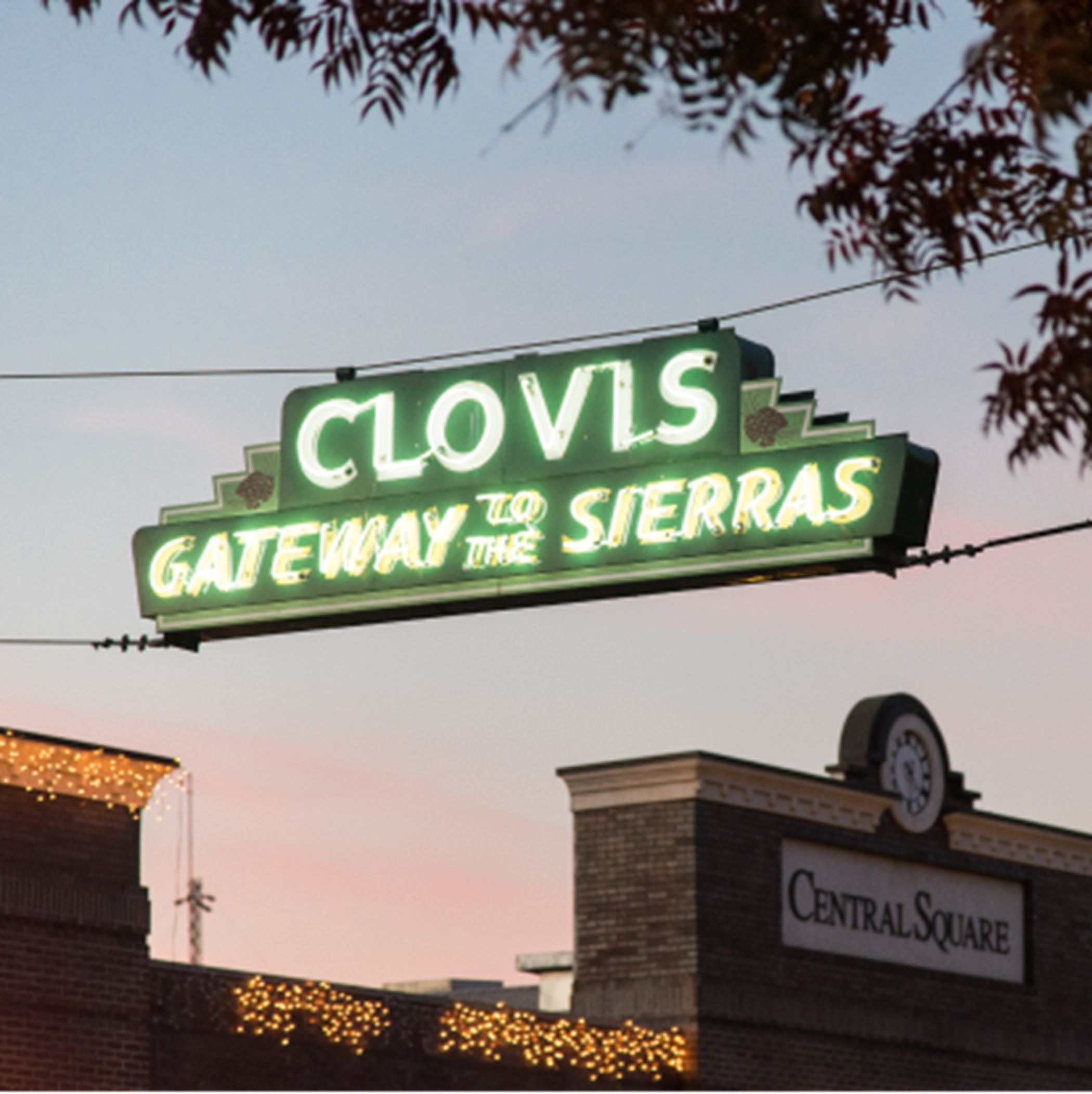 Clovis Welcome Sign