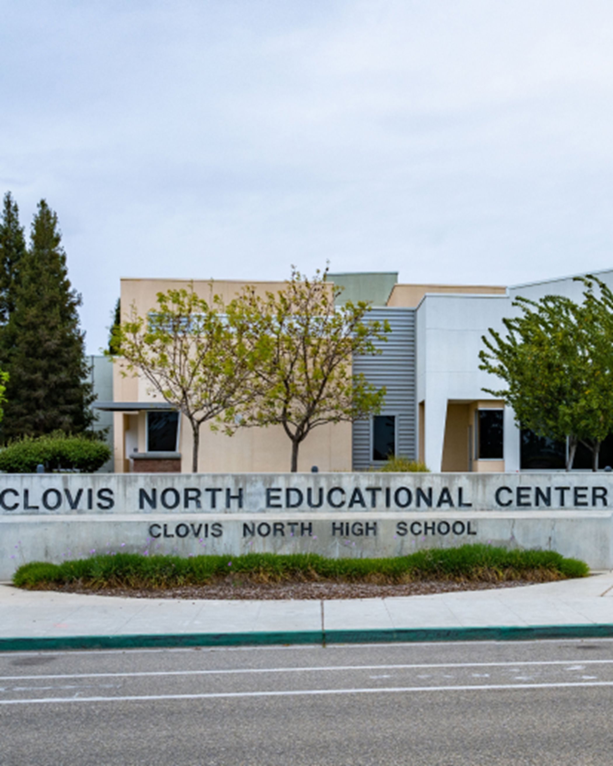 Clovis North HighSchool Entrance Sign