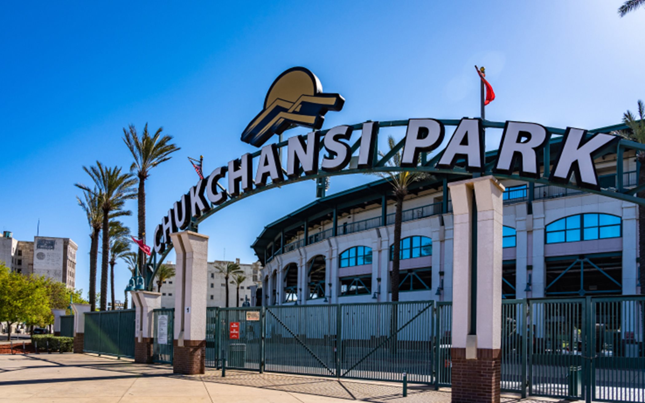 Fresno Chuckchansi Park Entrance Sign