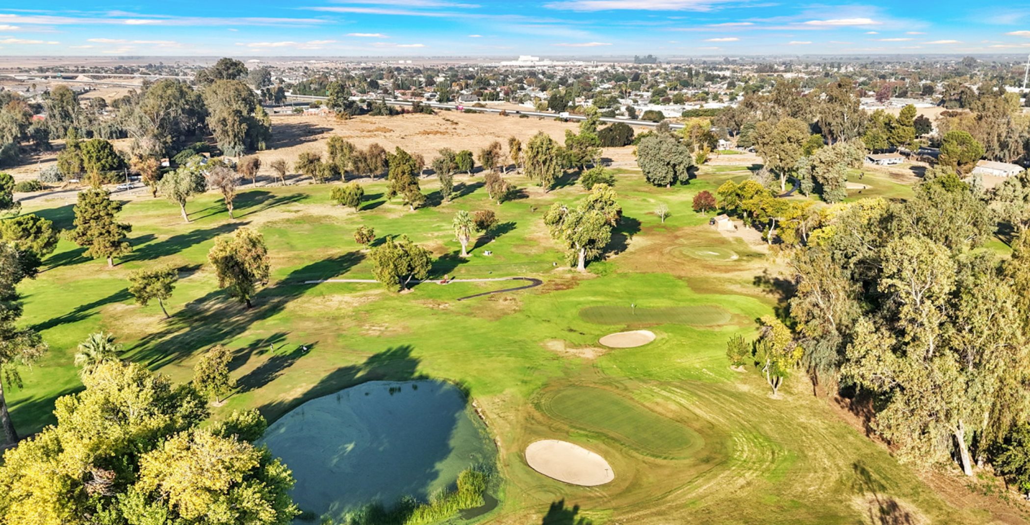 Leemore Golf Course aerial view