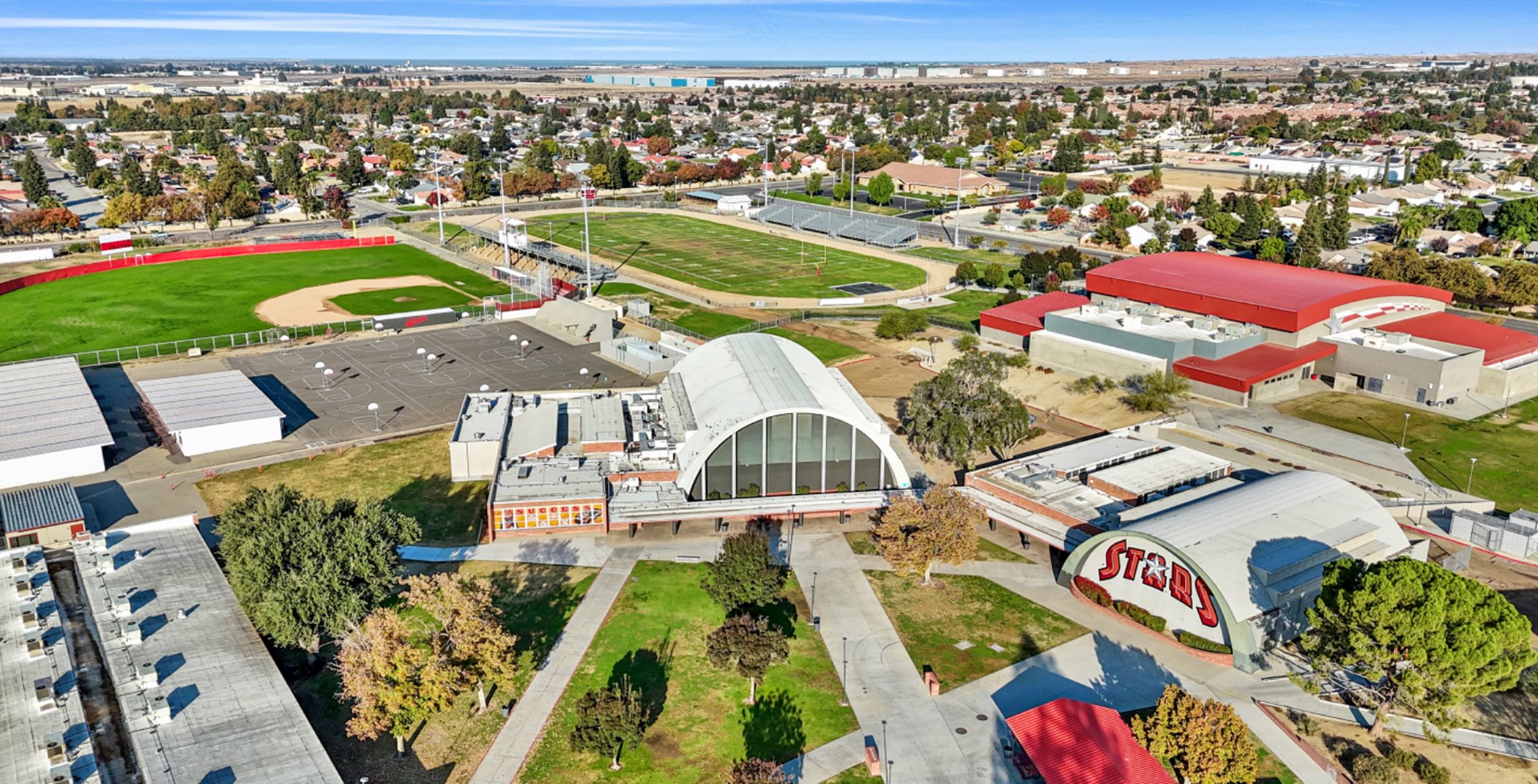 North High School aerial view