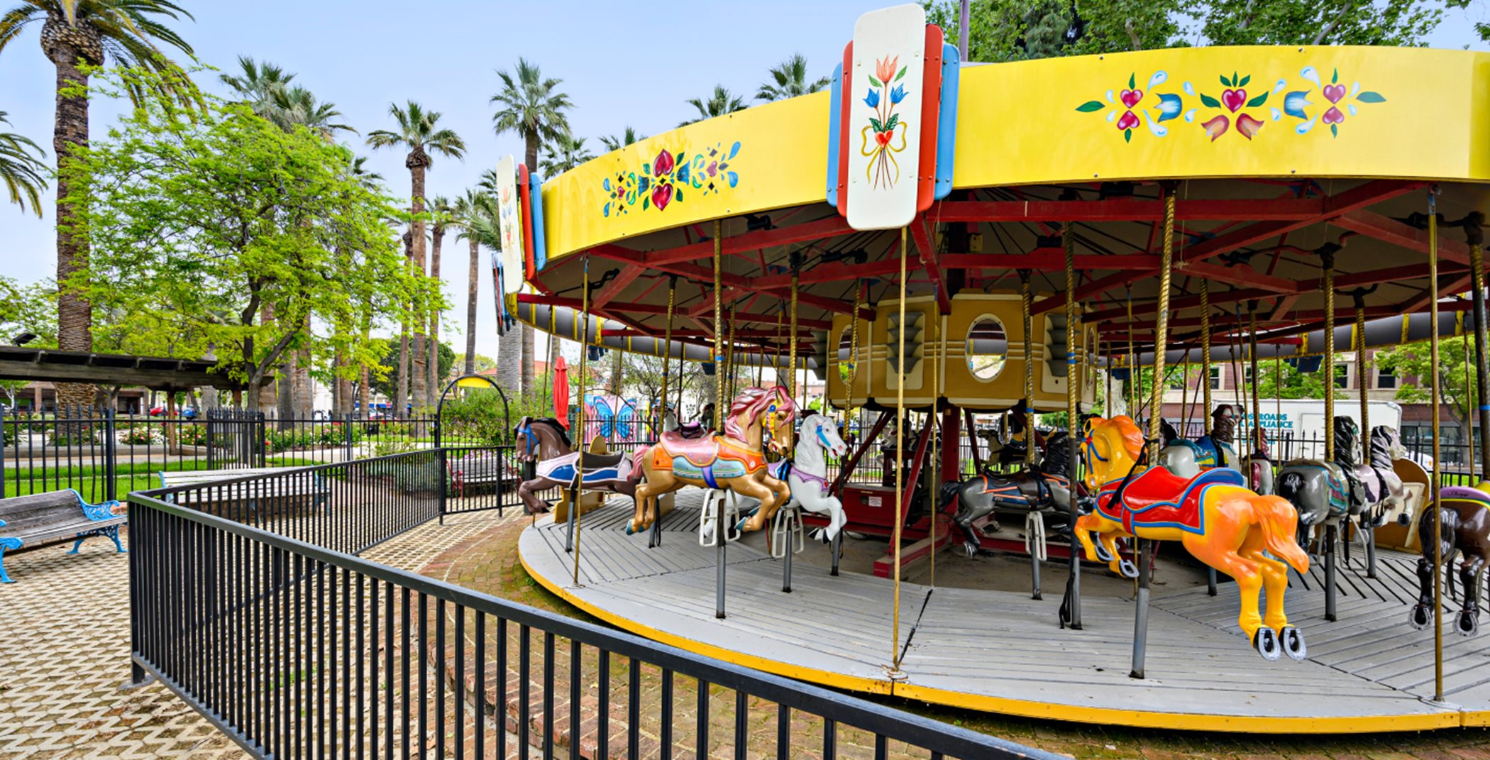 Civic Center Park merry-go-round