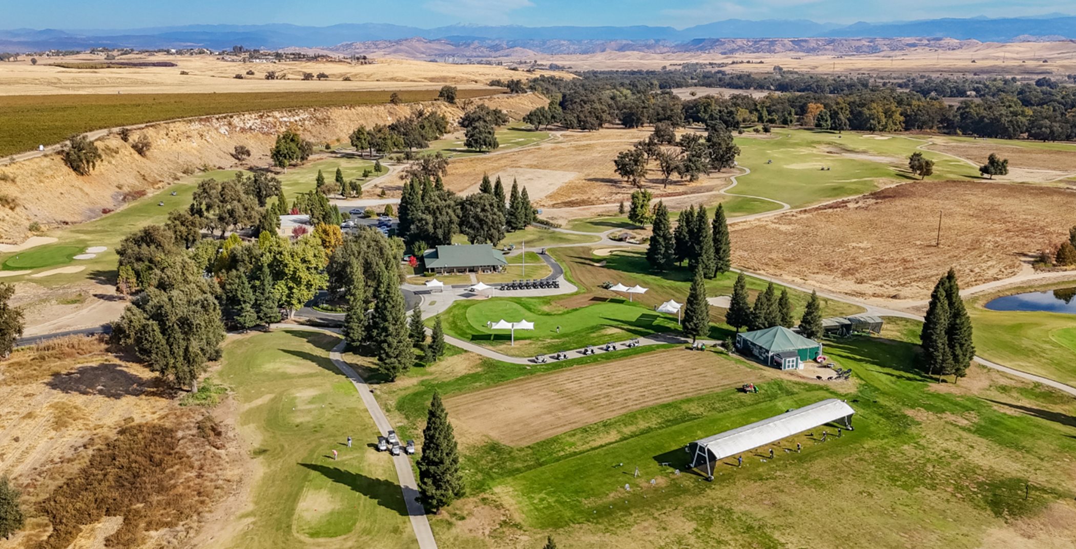 Dragonfly Golf Club golf range aerial view