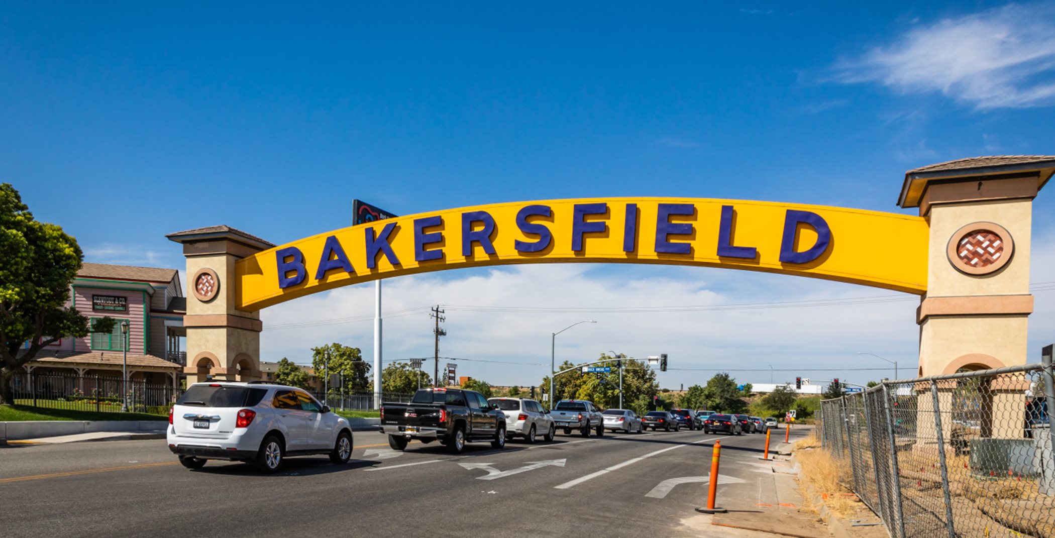 Bakersfield monument sign