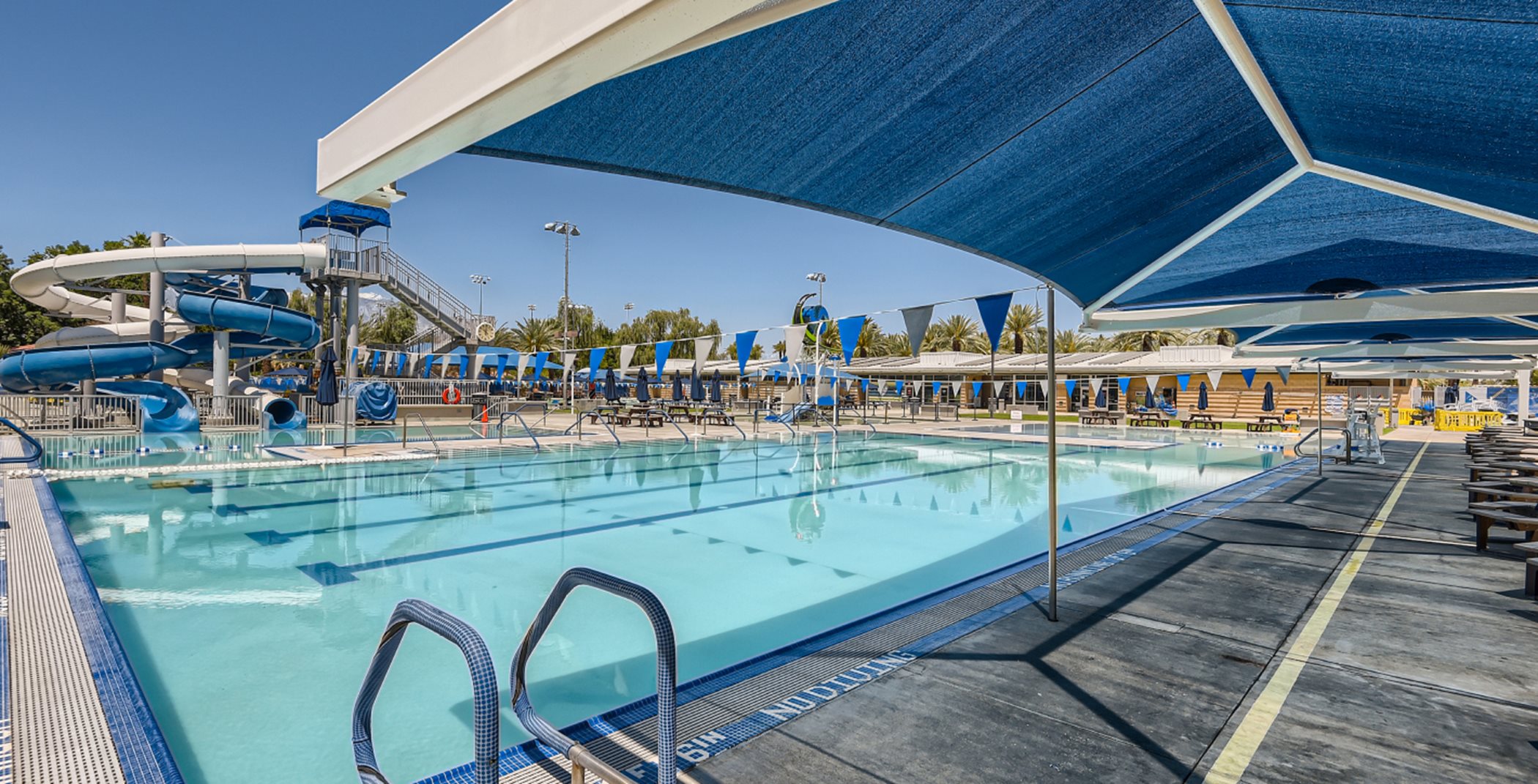 Pool at the Palm Desert Aquatic Center