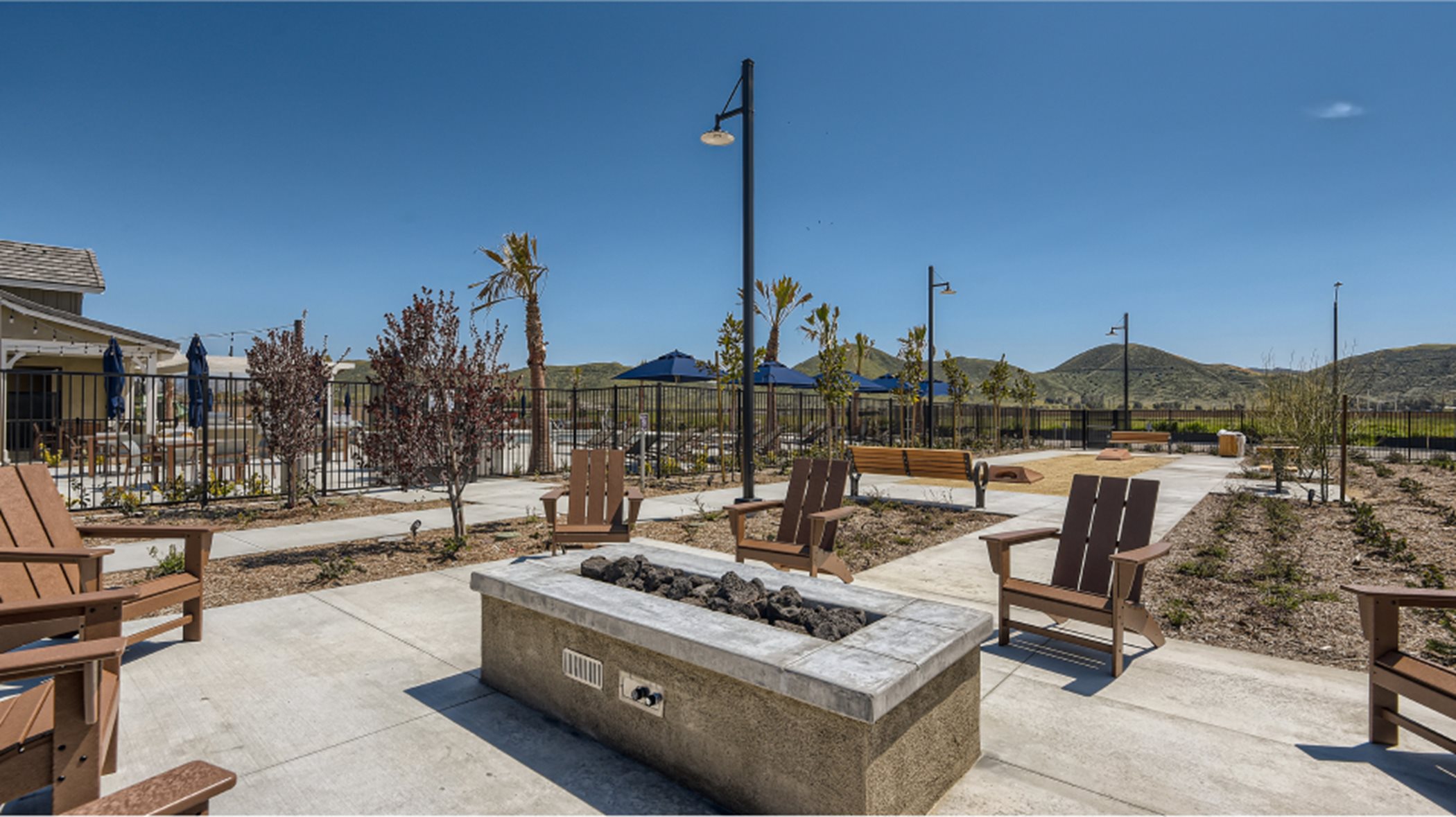 Saddle Point Firepit at the Clubhouse