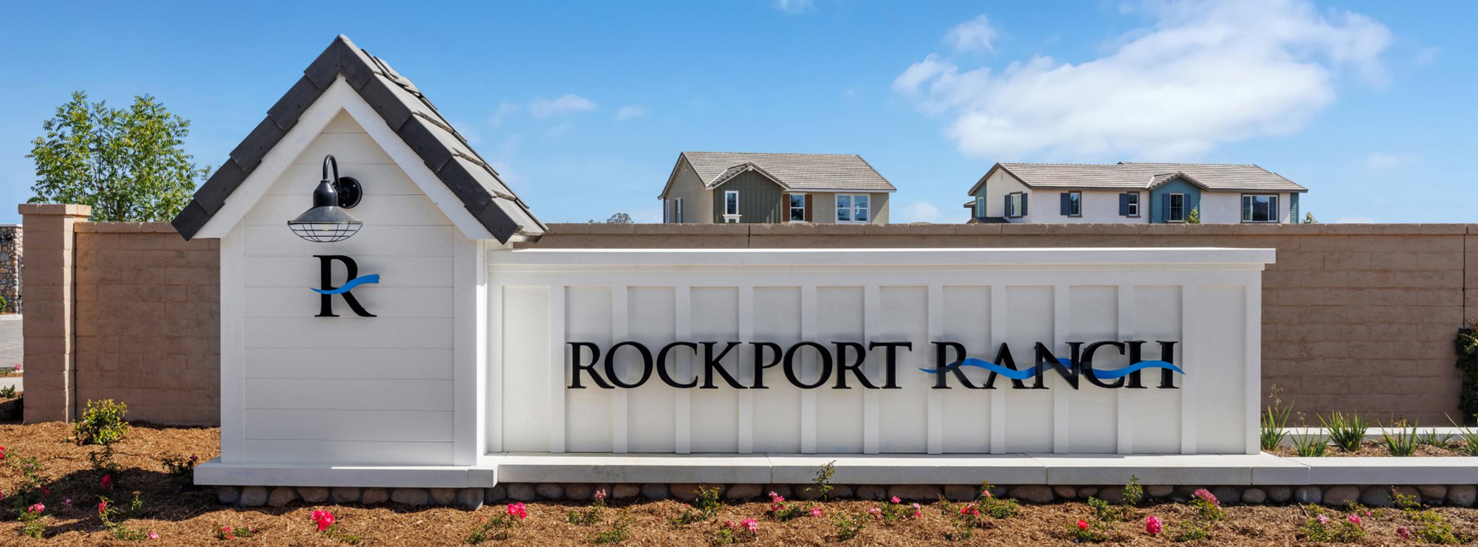 Rockport Ranch entry sign