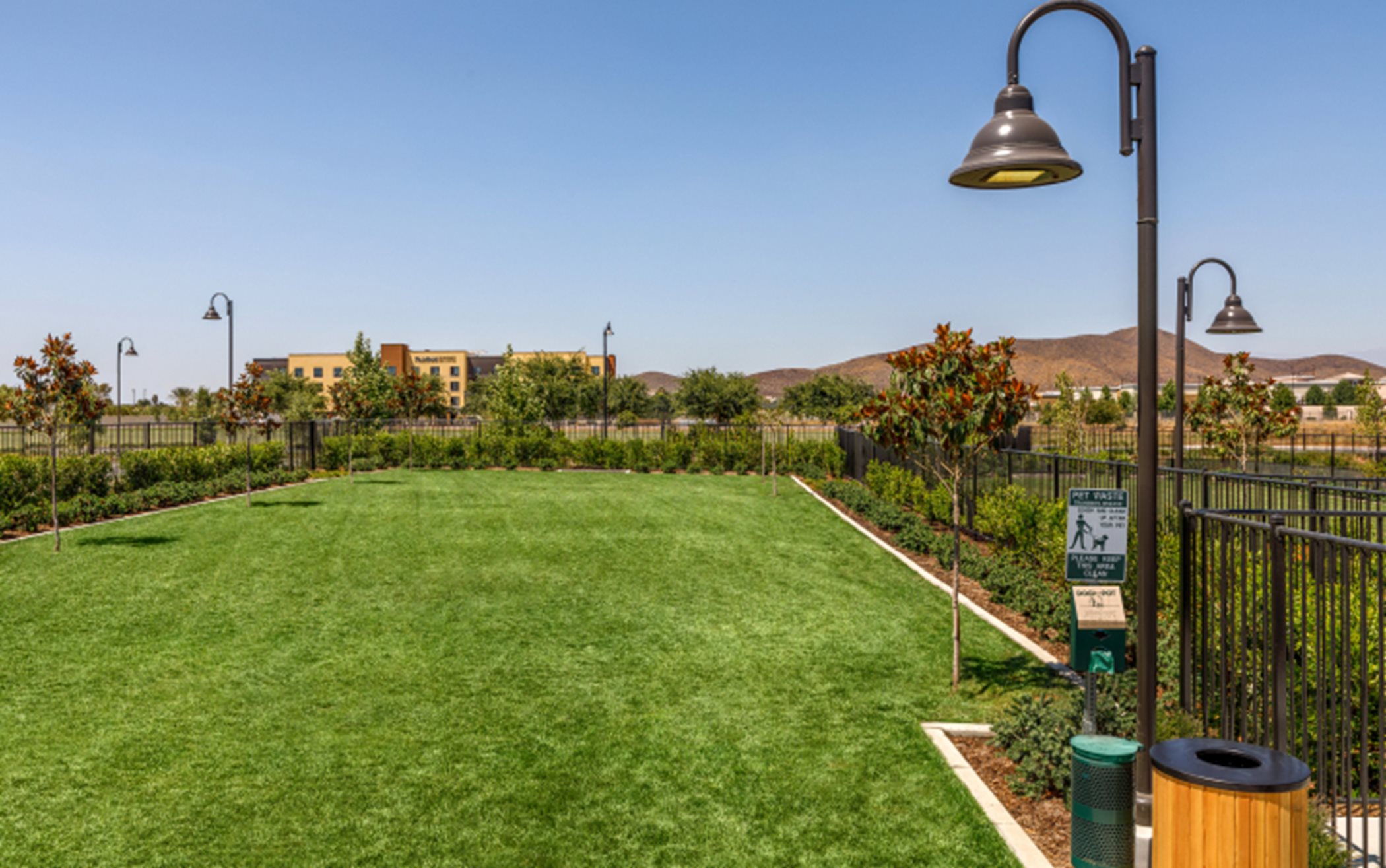 Menifee Town Center Central Park offers five acres with tot lots