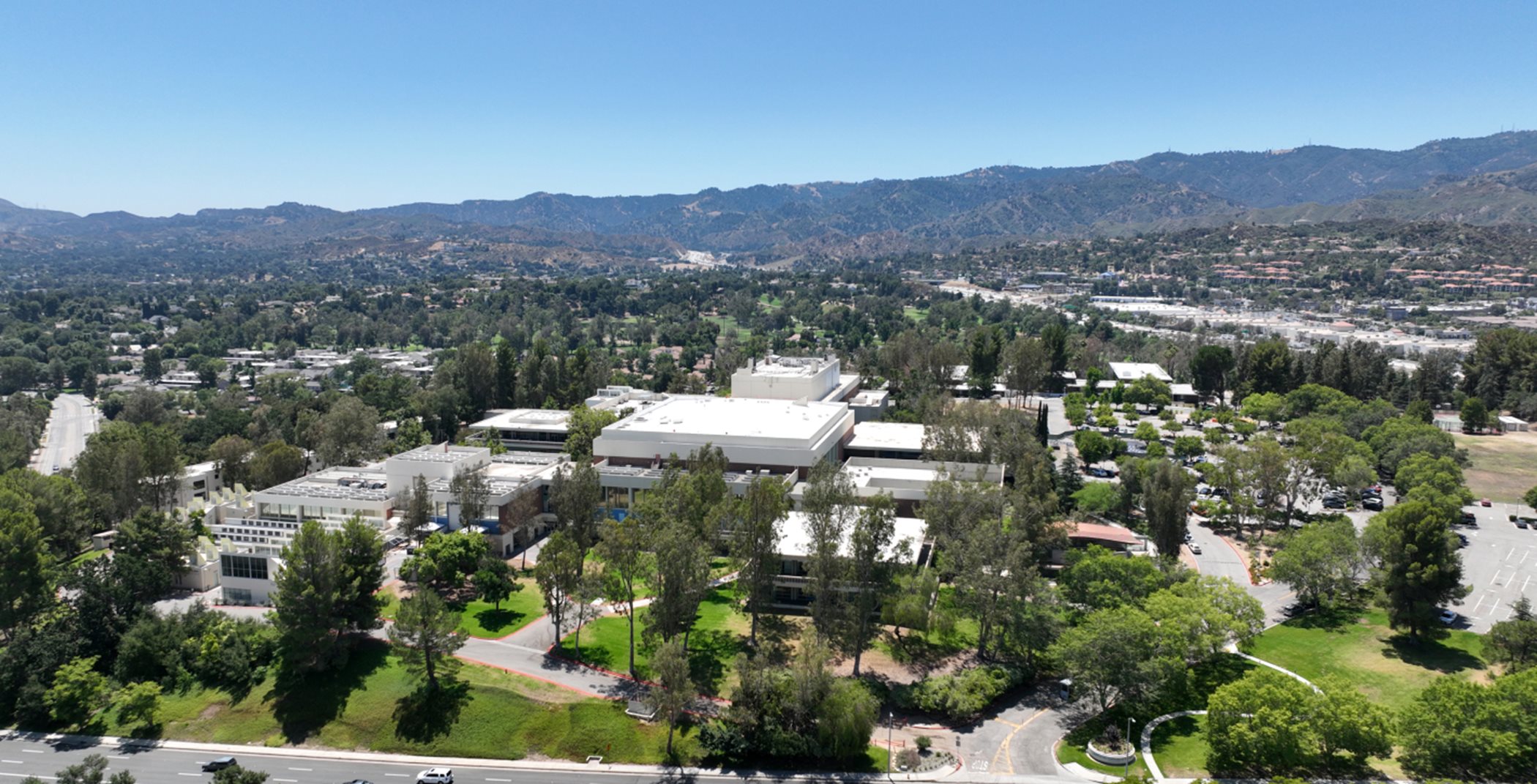 Aerial image of Cal Arts