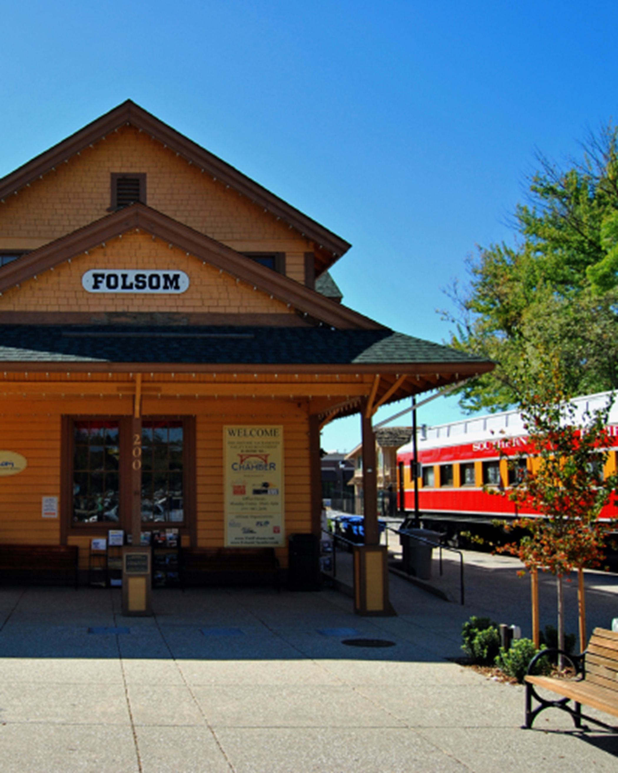 Folsom train station