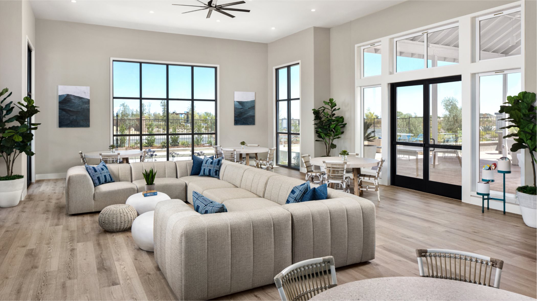 Northlake Amenity Clubhouse Interior Living