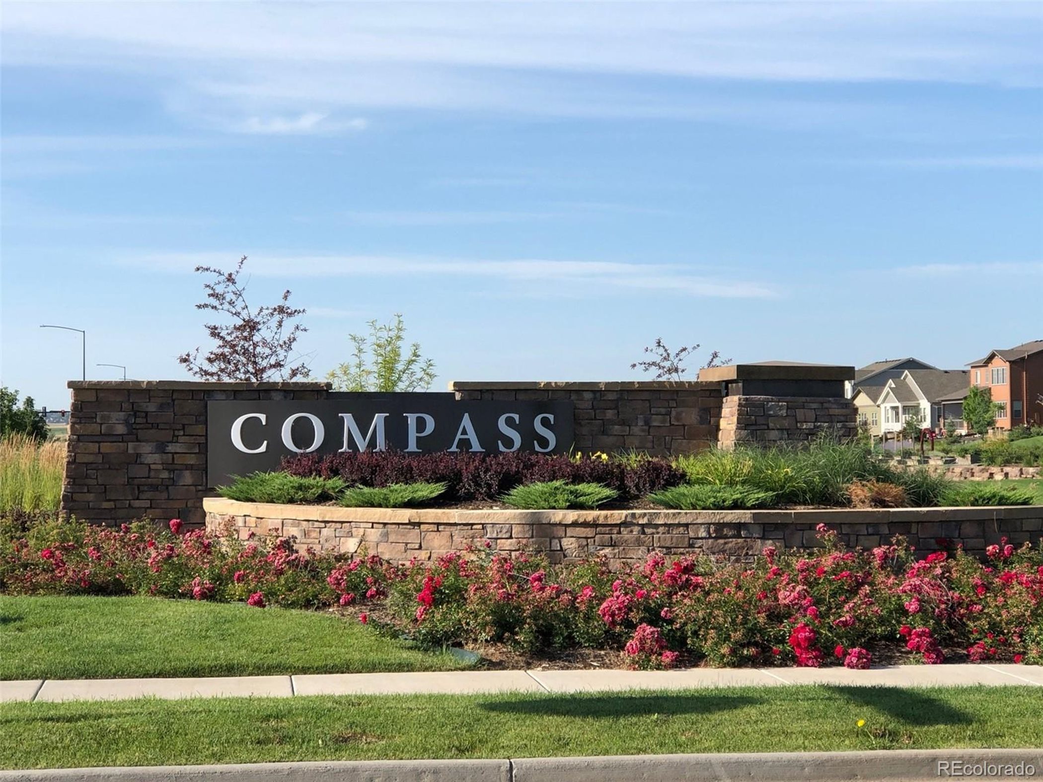 Compass Community Sign
