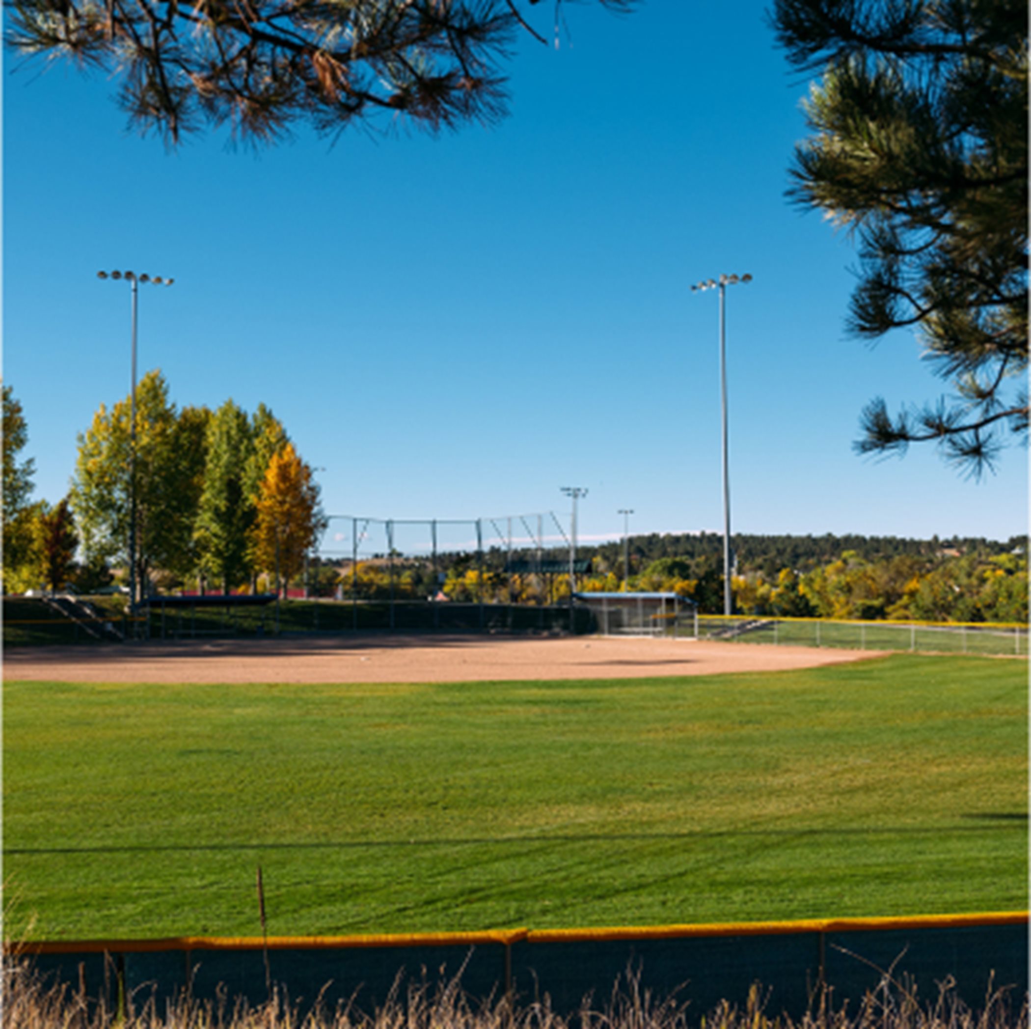 Gold Creek Valley baseball field
