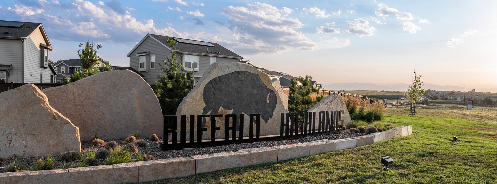Buffalo Highlands Monument Sign