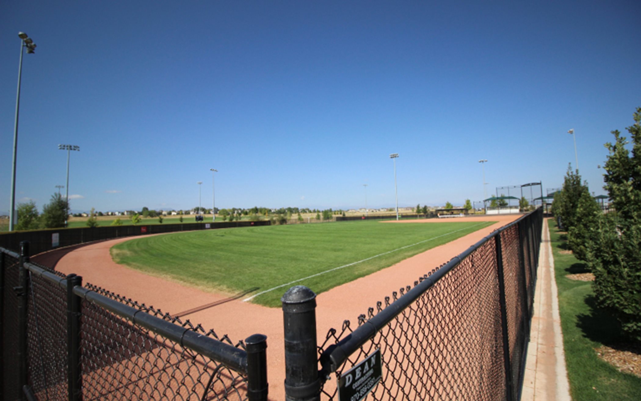 A baseball park